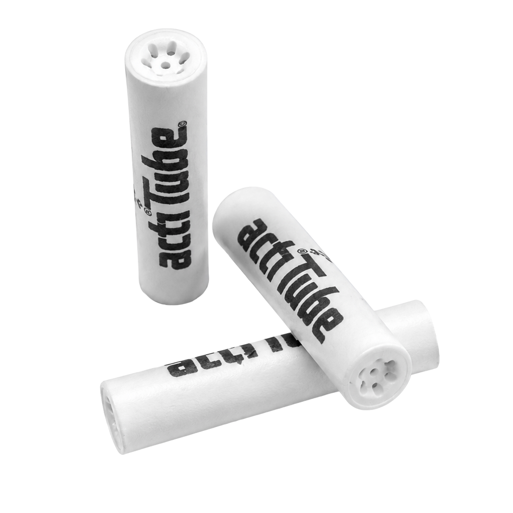 ACTI Tube Extra Slim Aktivkohlefilter 6mm Gold