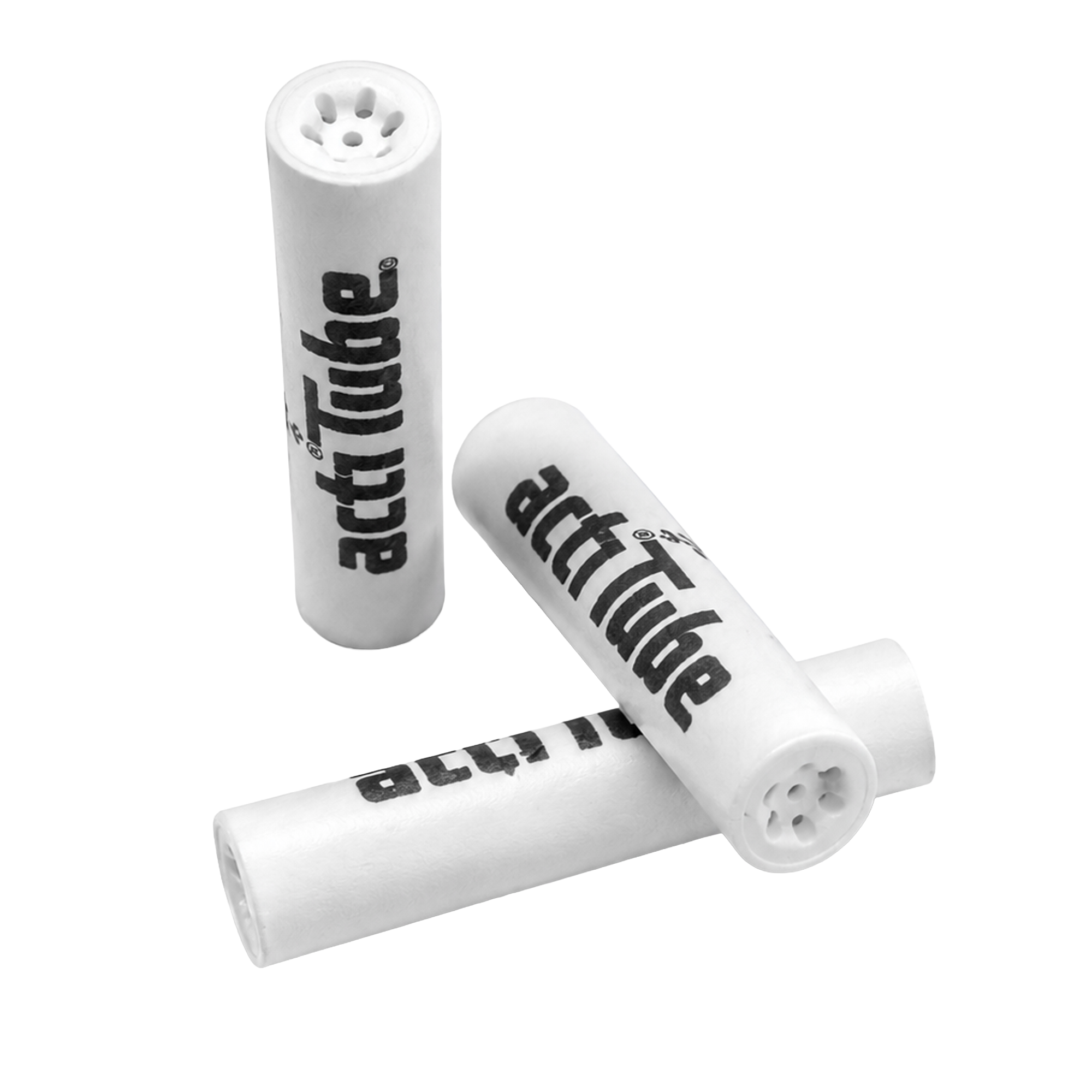 ACTI Tube Extra Slim Aktivkohlefilter 6mm Gold
