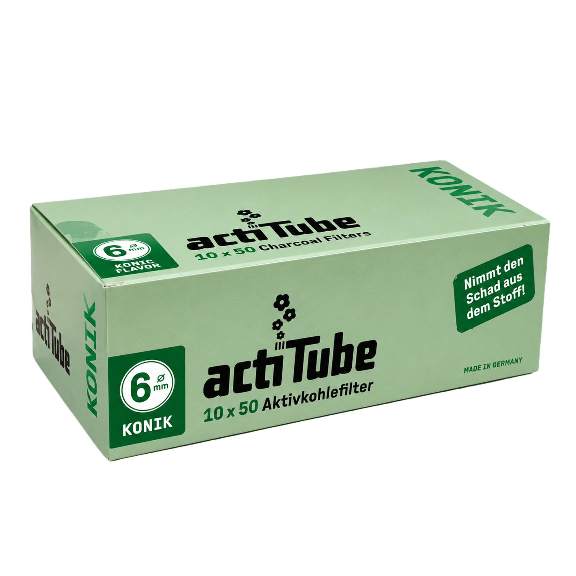 ACTI Tube Konik Aktivkohlefilter