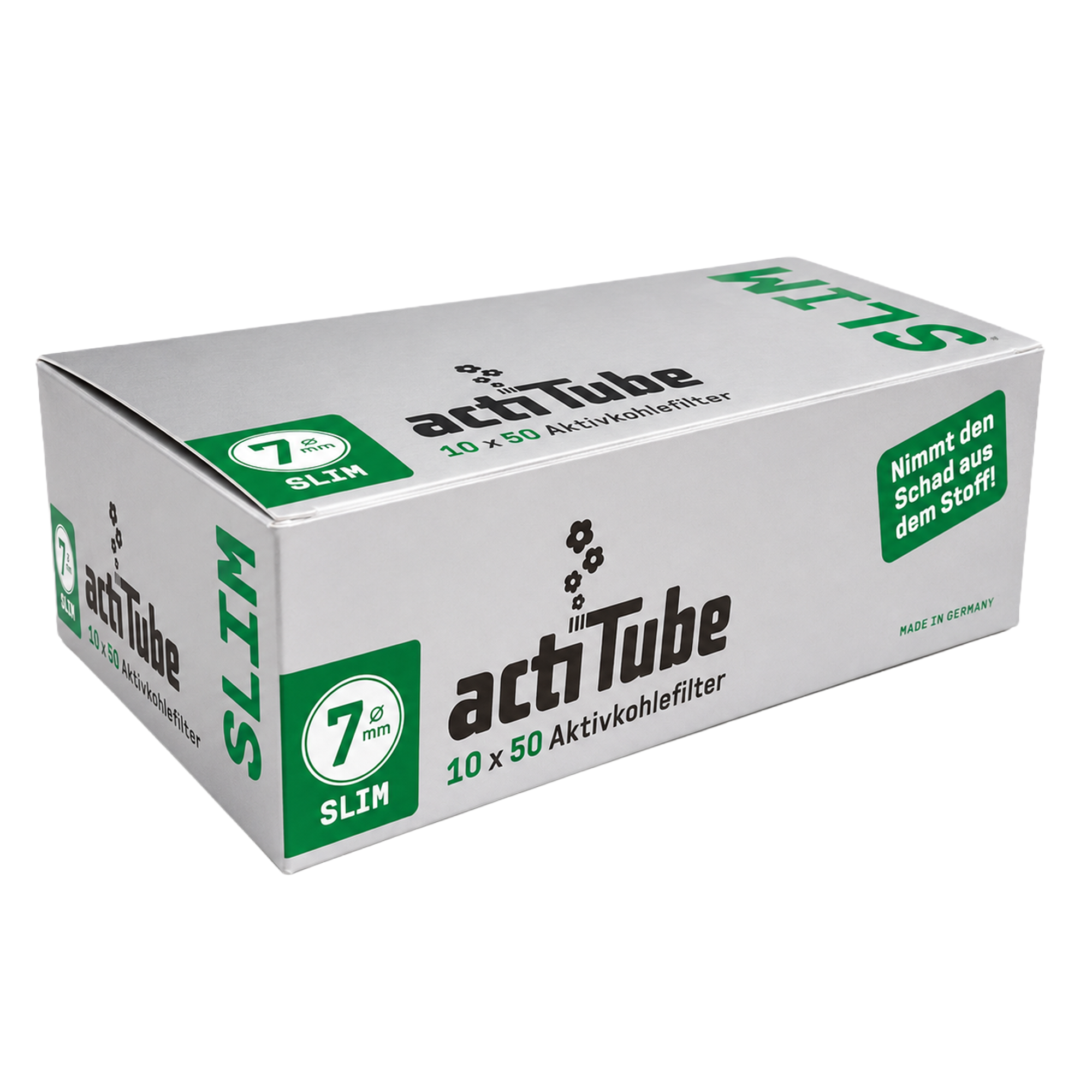 ACTI Tube Slim Aktivkohlefilter