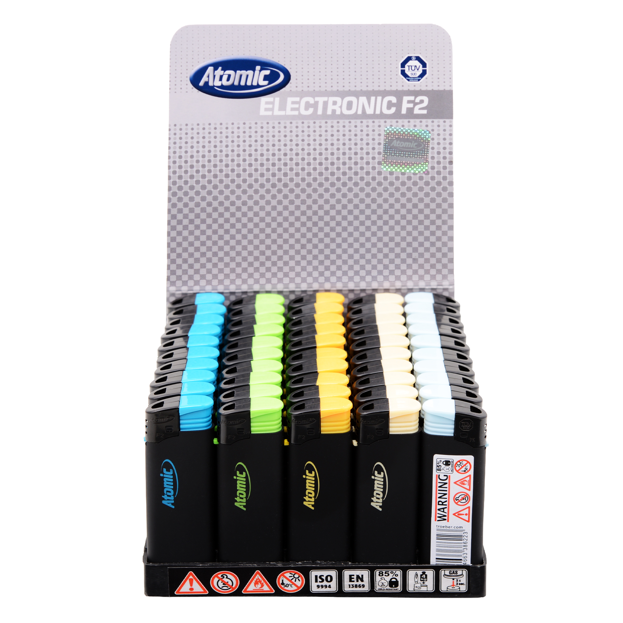 ATOMIC Electronic Rubber Schwarz/Pastell