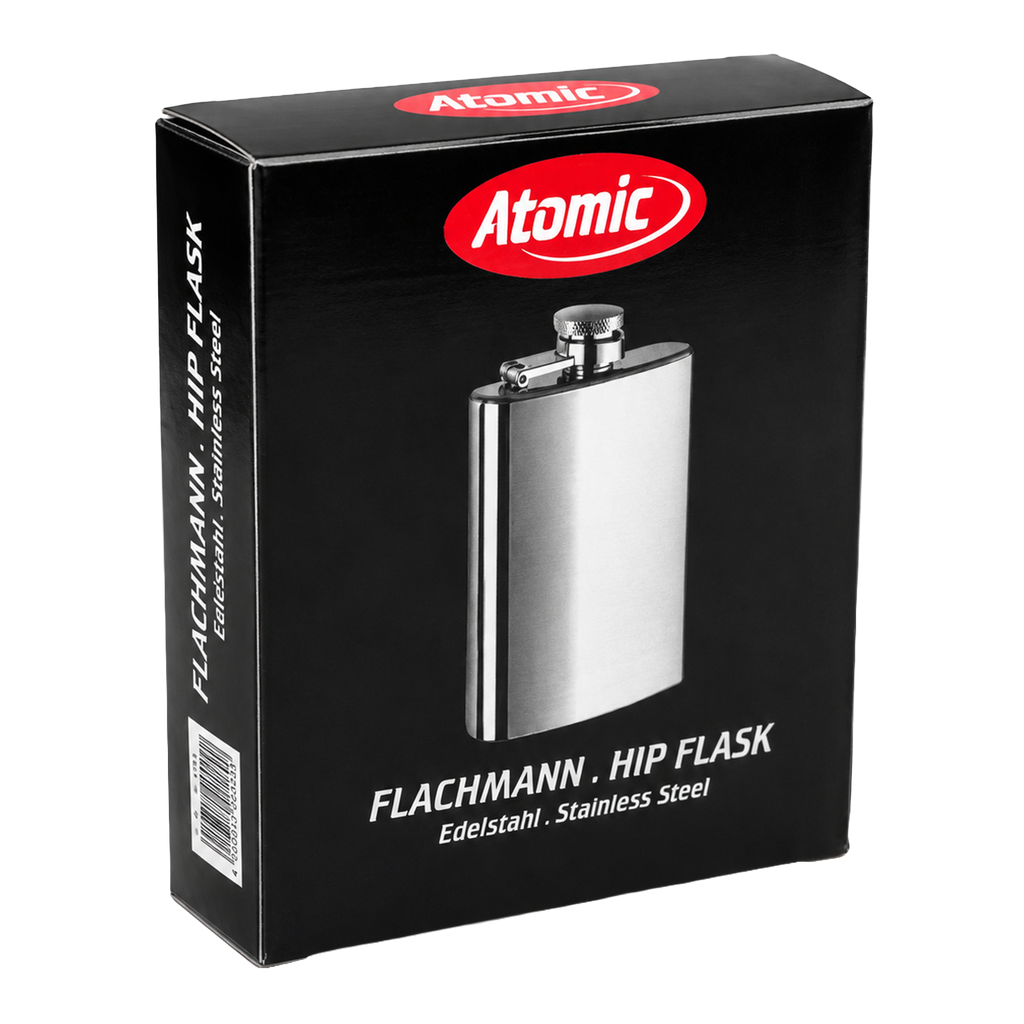 ATOMIC Flachmann Edelstahl 150ml