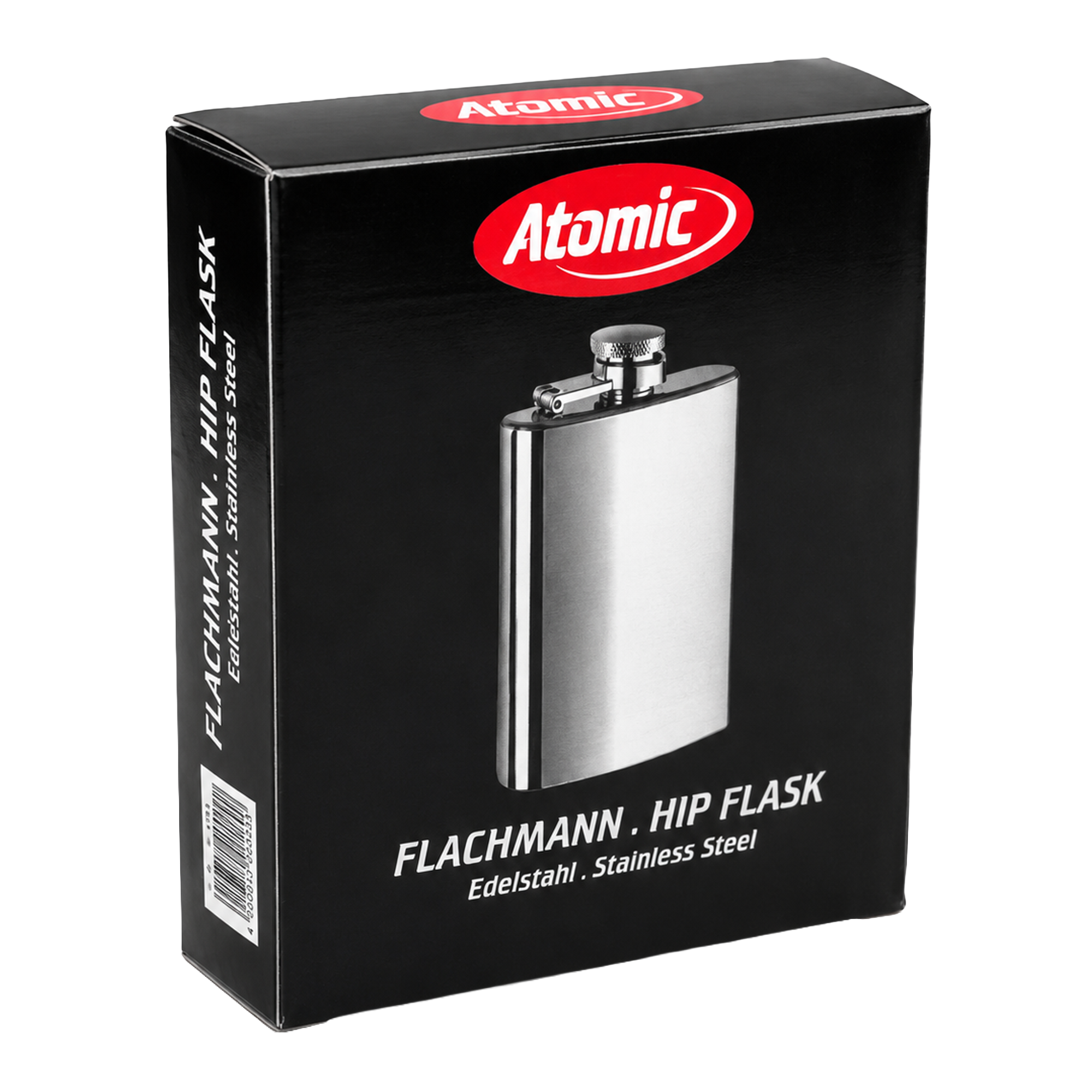 ATOMIC Flachmann Edelstahl 150ml