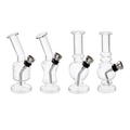 ATOMIC Mini Glas Bong Transparent 13cm