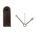 ATOMIC Pfeifenbesteck Chrom 3-teilig mit Pouch