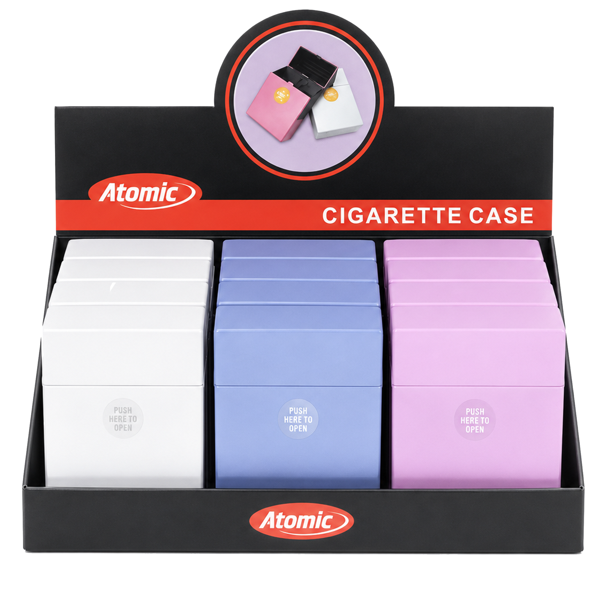ATOMIC Sprungdeckel-Box Metallic 20er