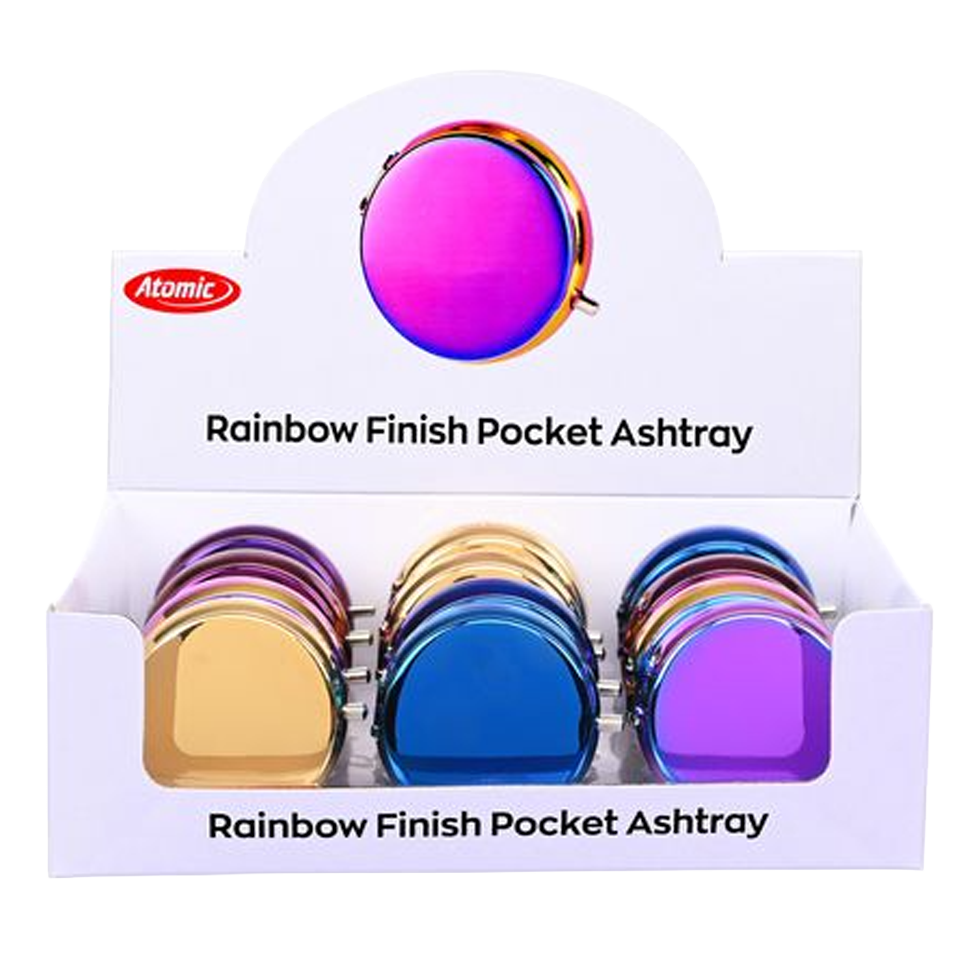 ATOMIC Taschenascher Rainbow