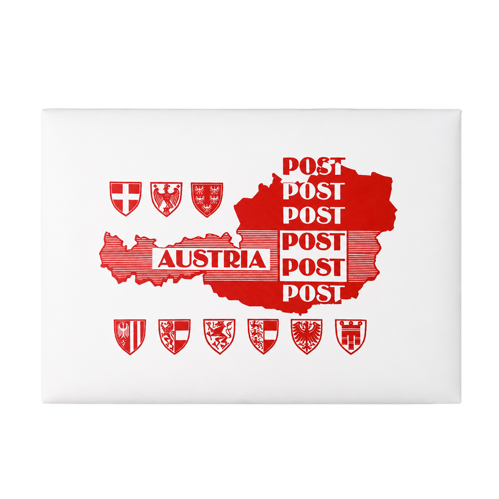 AUSTRIA POST Set Kuvert + Briefpapier C6