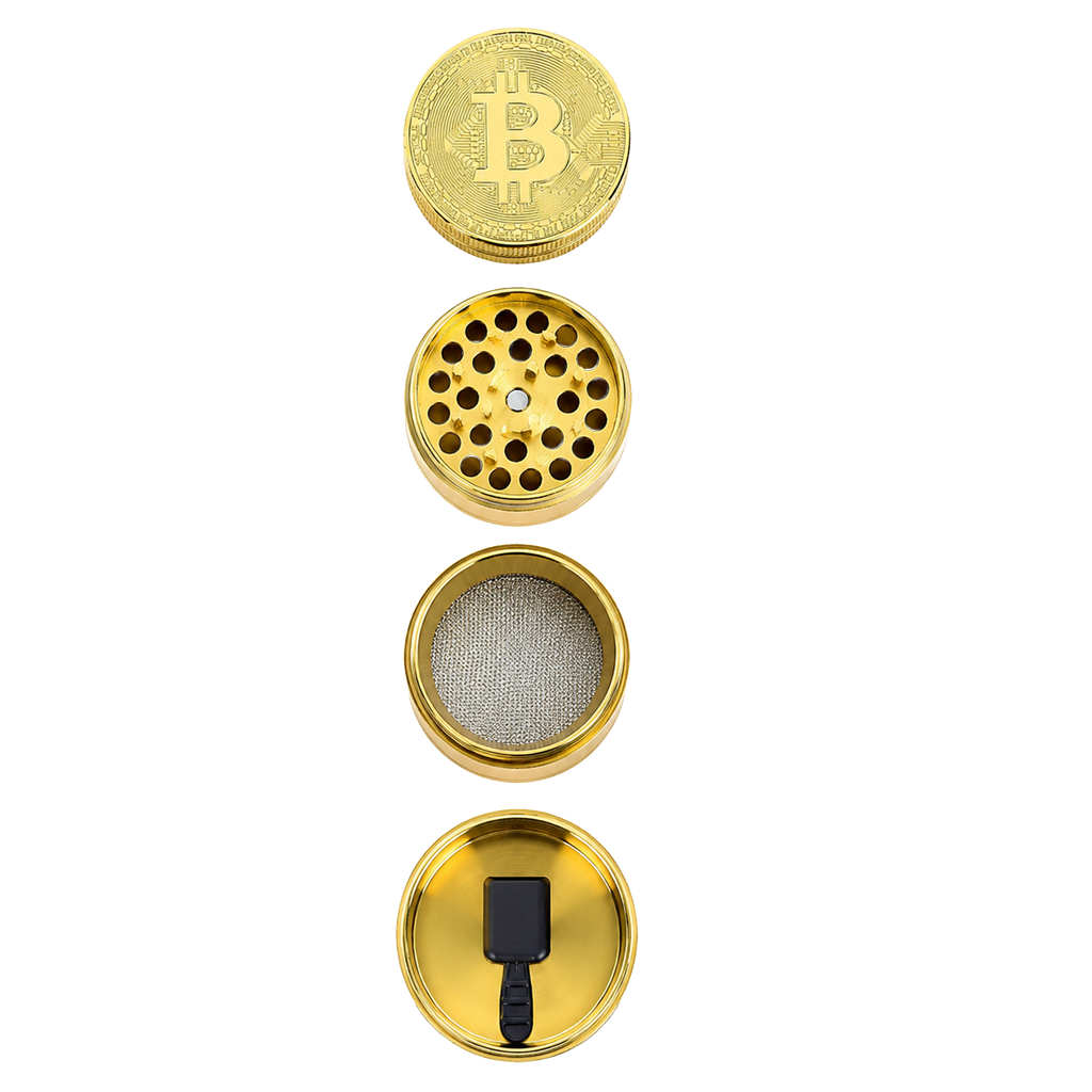 CHAMP HIGH Metall Grinder 4fach 40mm Bitcoin