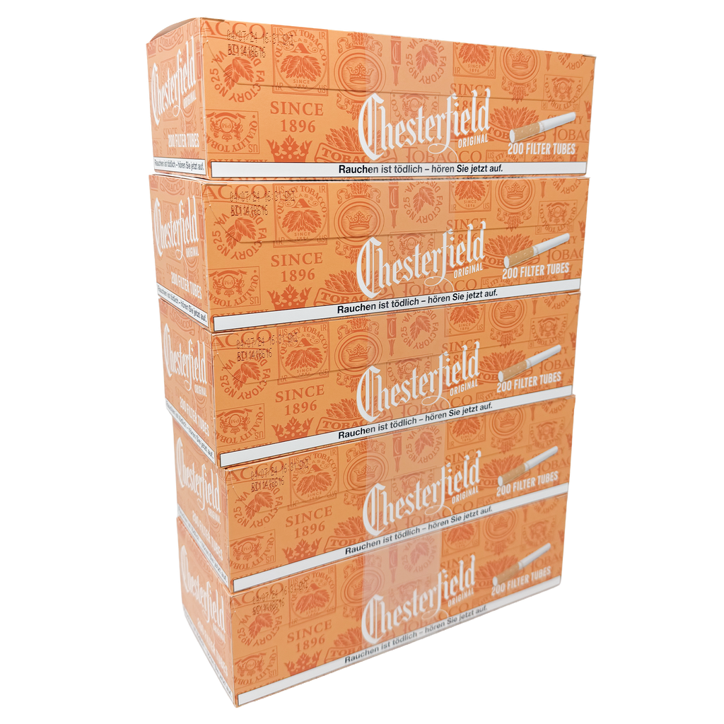 CHESTERFIELD Original 200 Zigarettenhülsen
