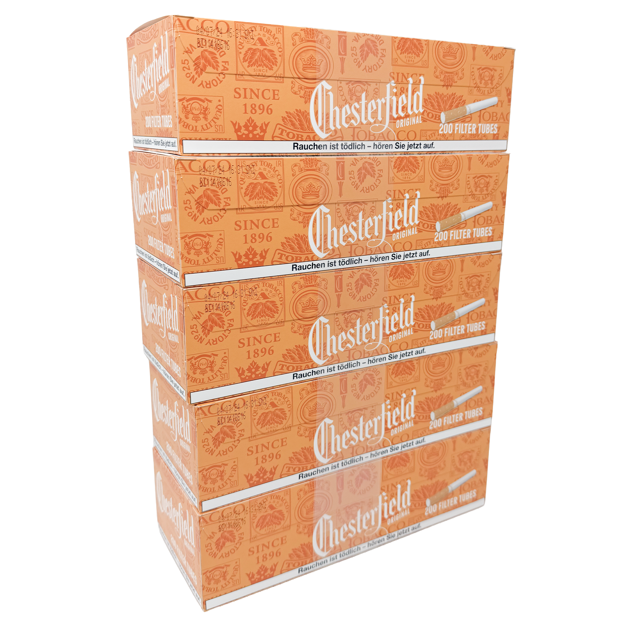 CHESTERFIELD Original 200 Zigarettenhülsen