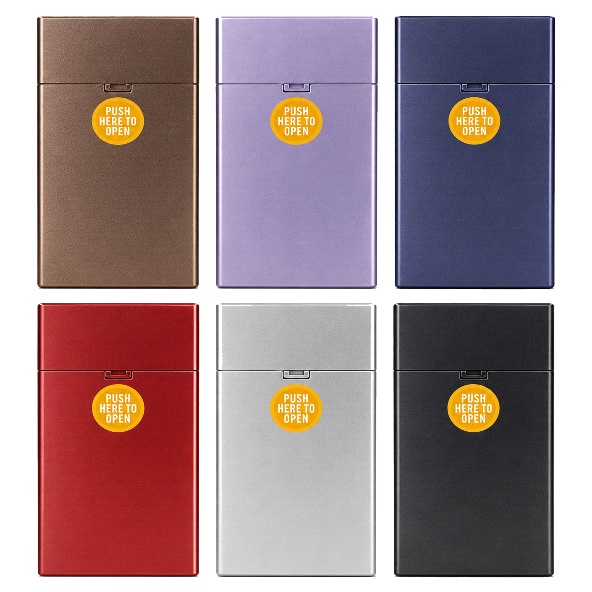 CLIC BOXX Sprungdeckel-Box Metallic