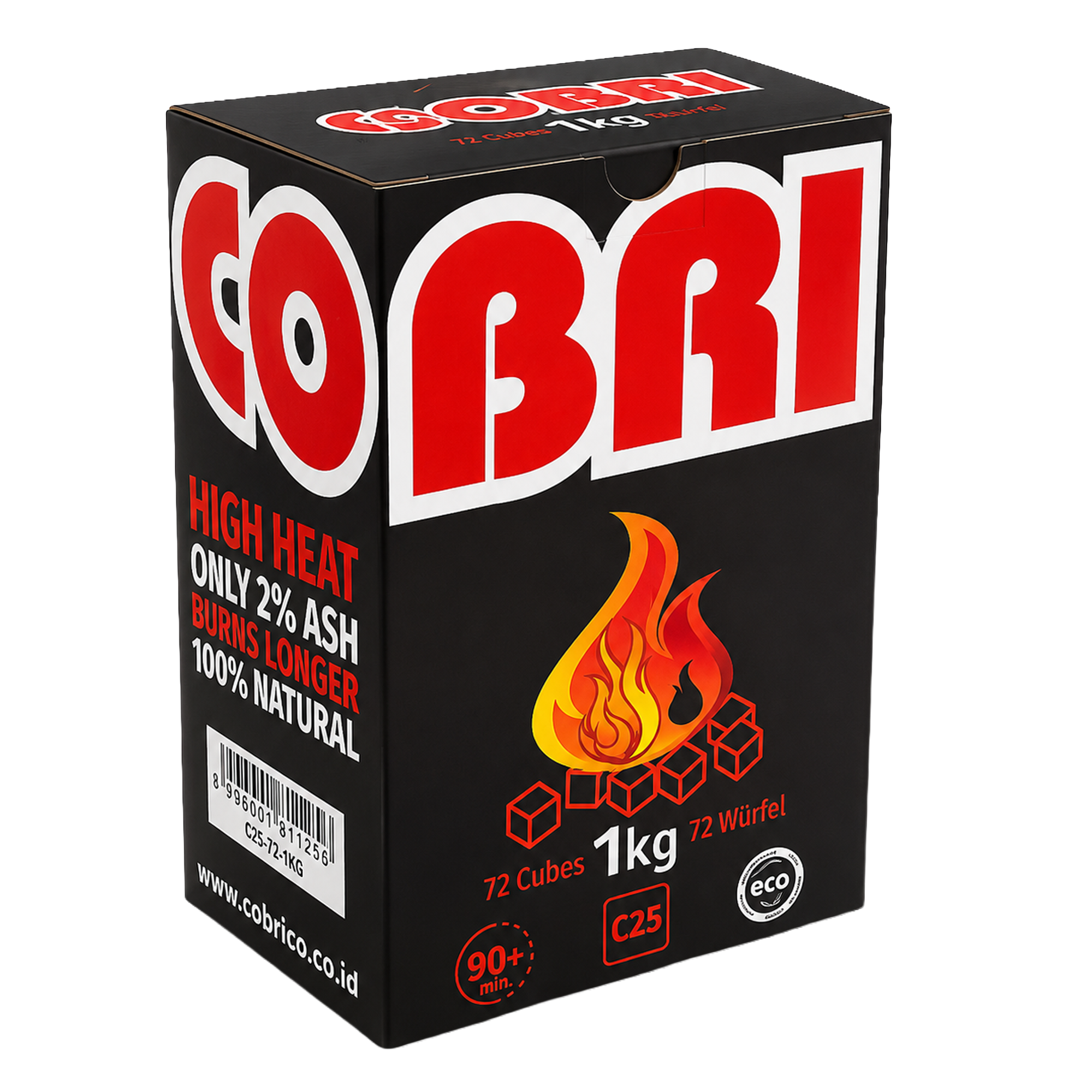 COCOBRICO Kokoskohle 1kg