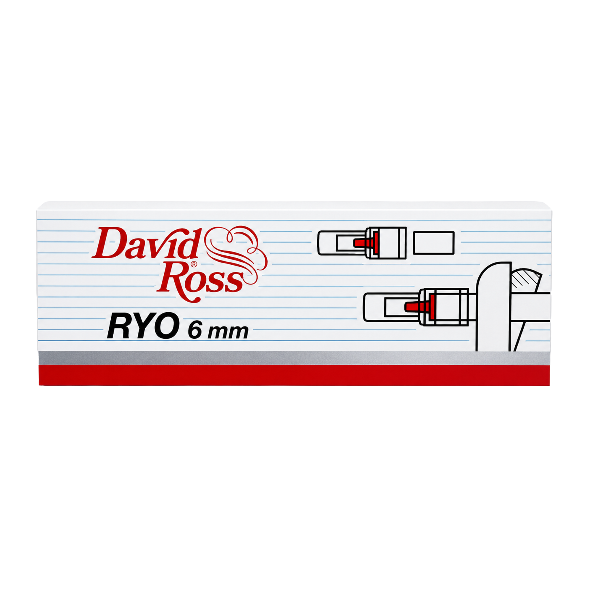 DAVID ROSS Zigarettenfilter RYO 6mm