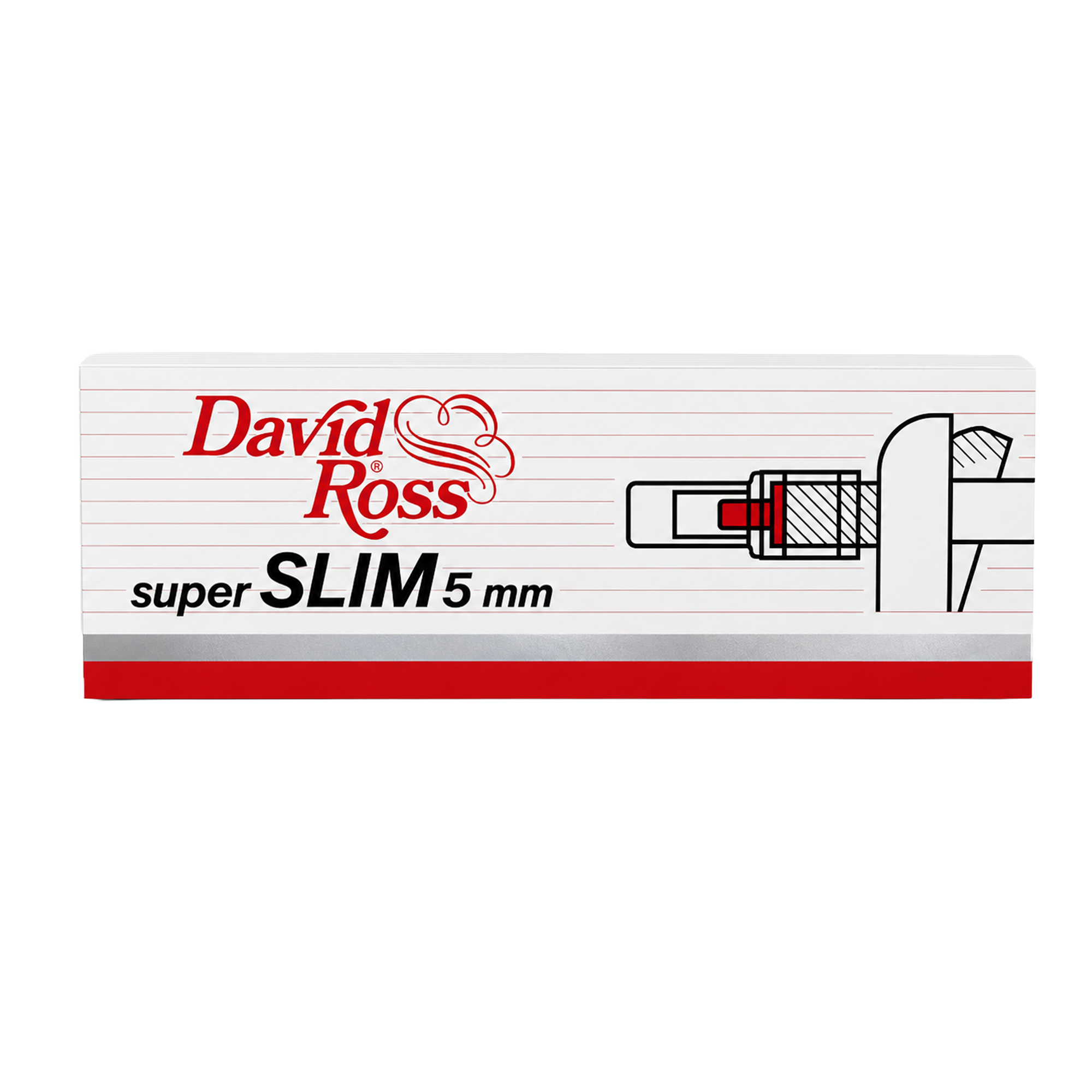 DAVID ROSS Zigarettenfilter Slim 5mm