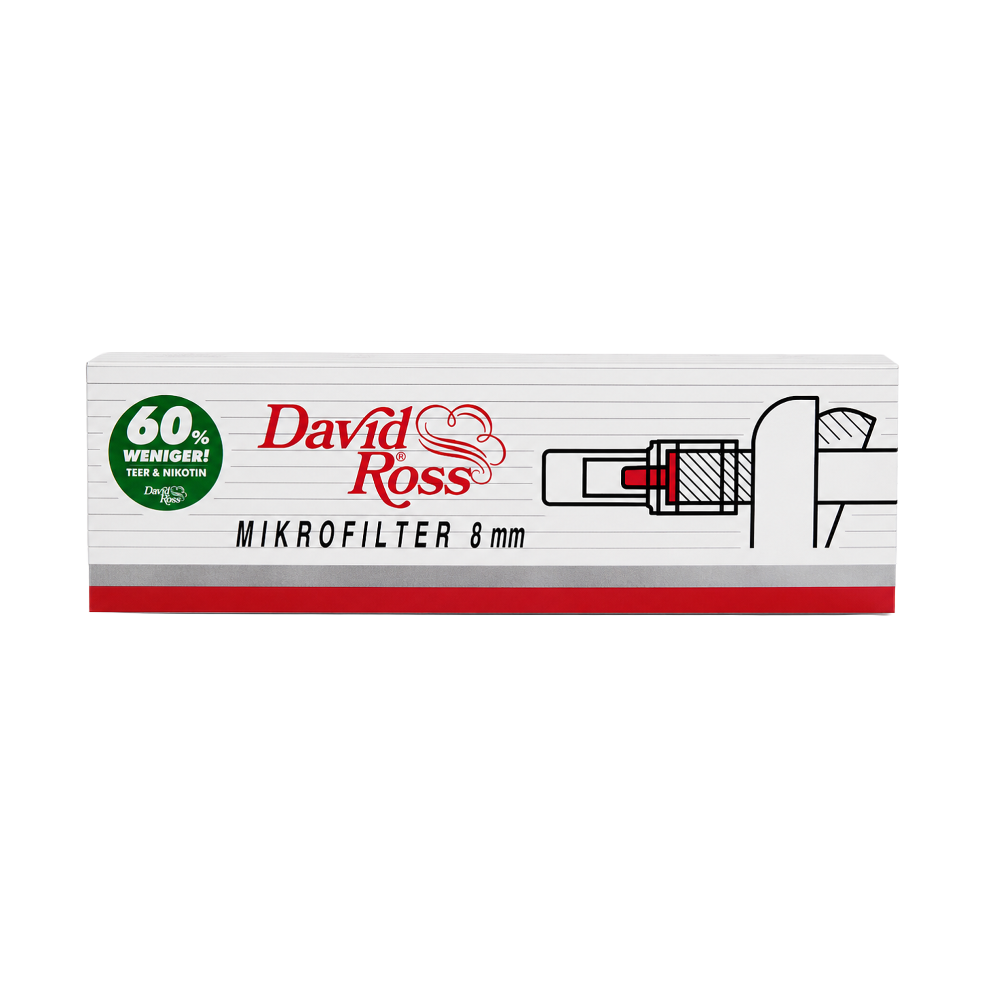 DAVID ROSS Zigarettenfilter Standard