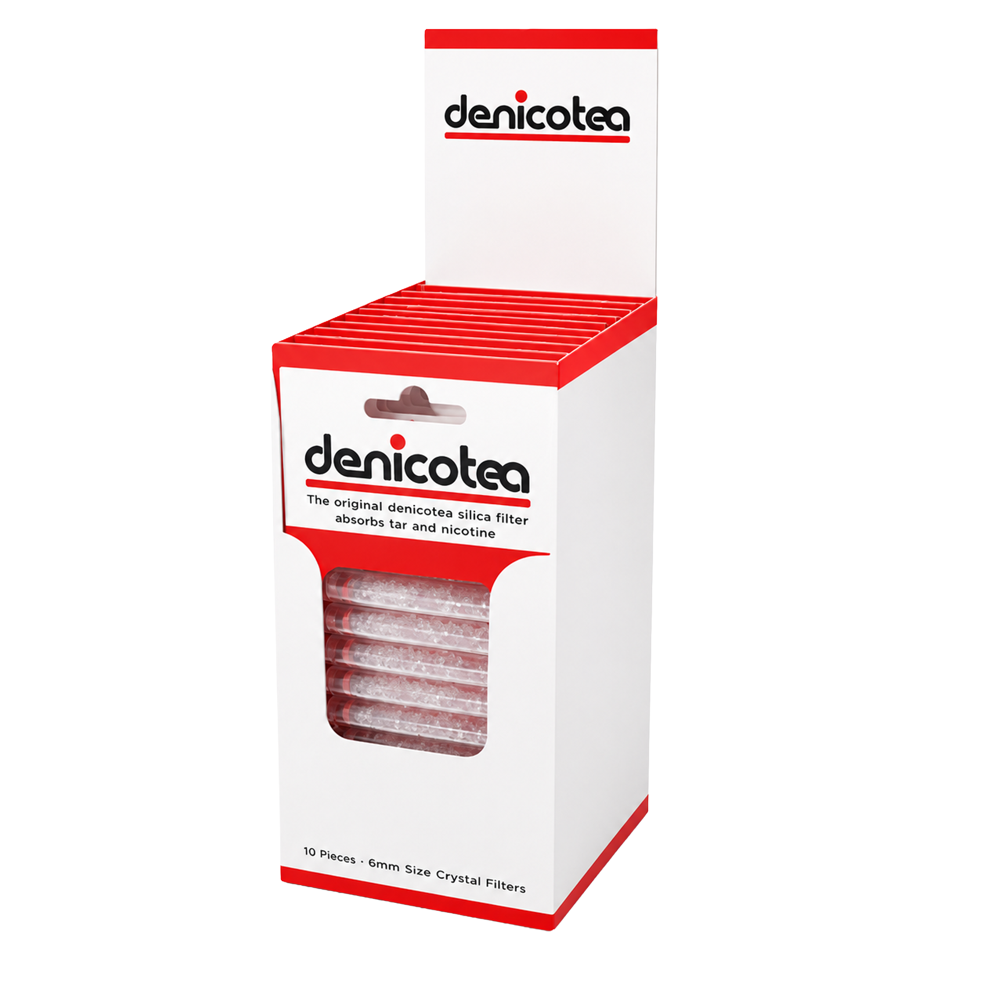 DENICOTEA Zigarettenfilter Slimline 6mm 10er