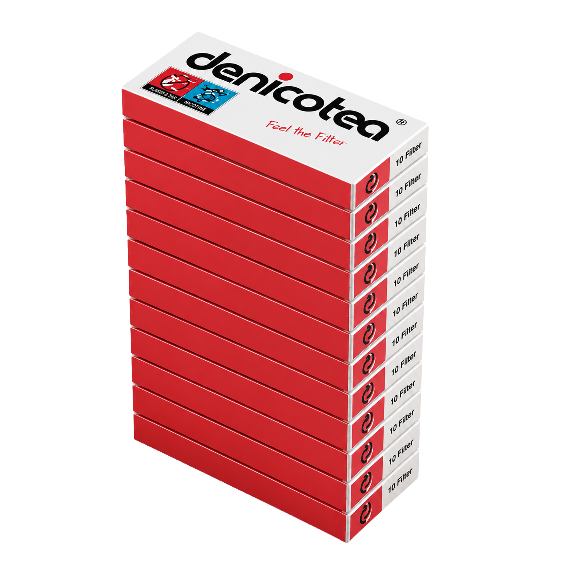DENICOTEA Zigarettenfilter 9mm 10er