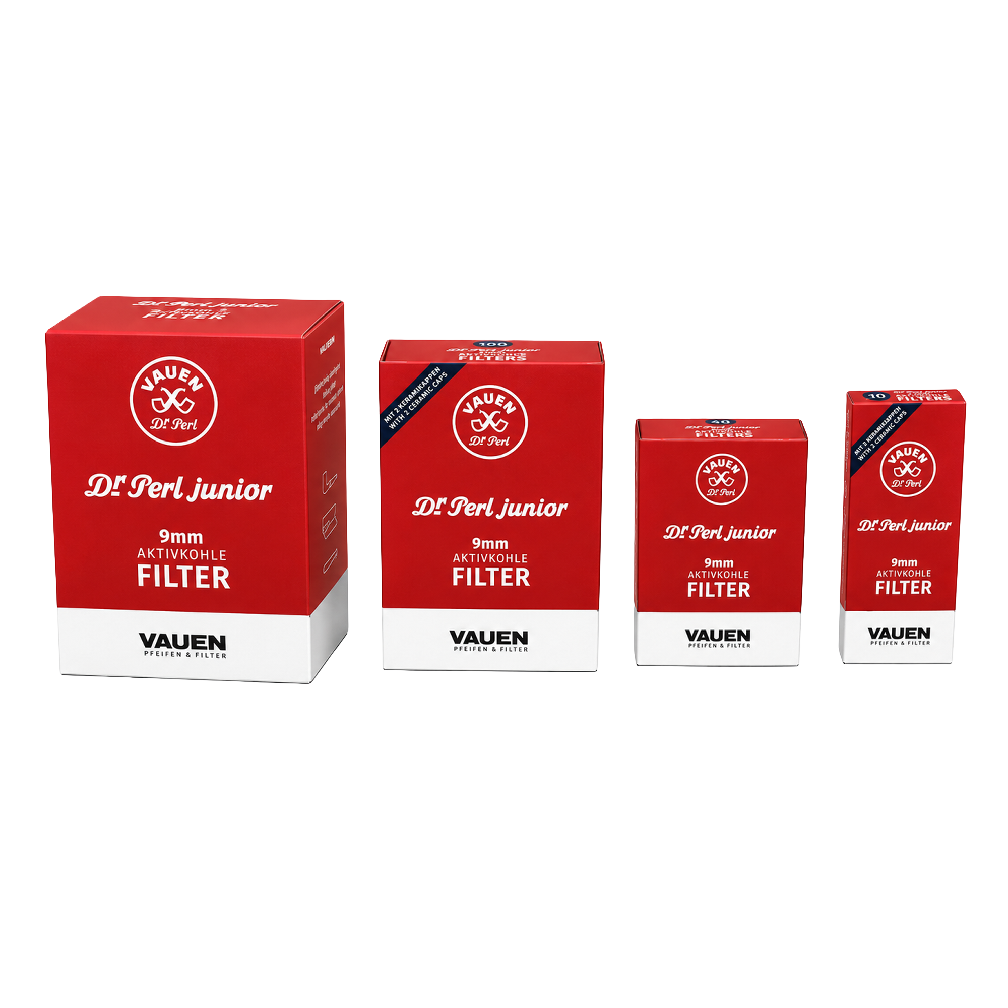DR. PERL Junior 9mm Aktivkohlefilter