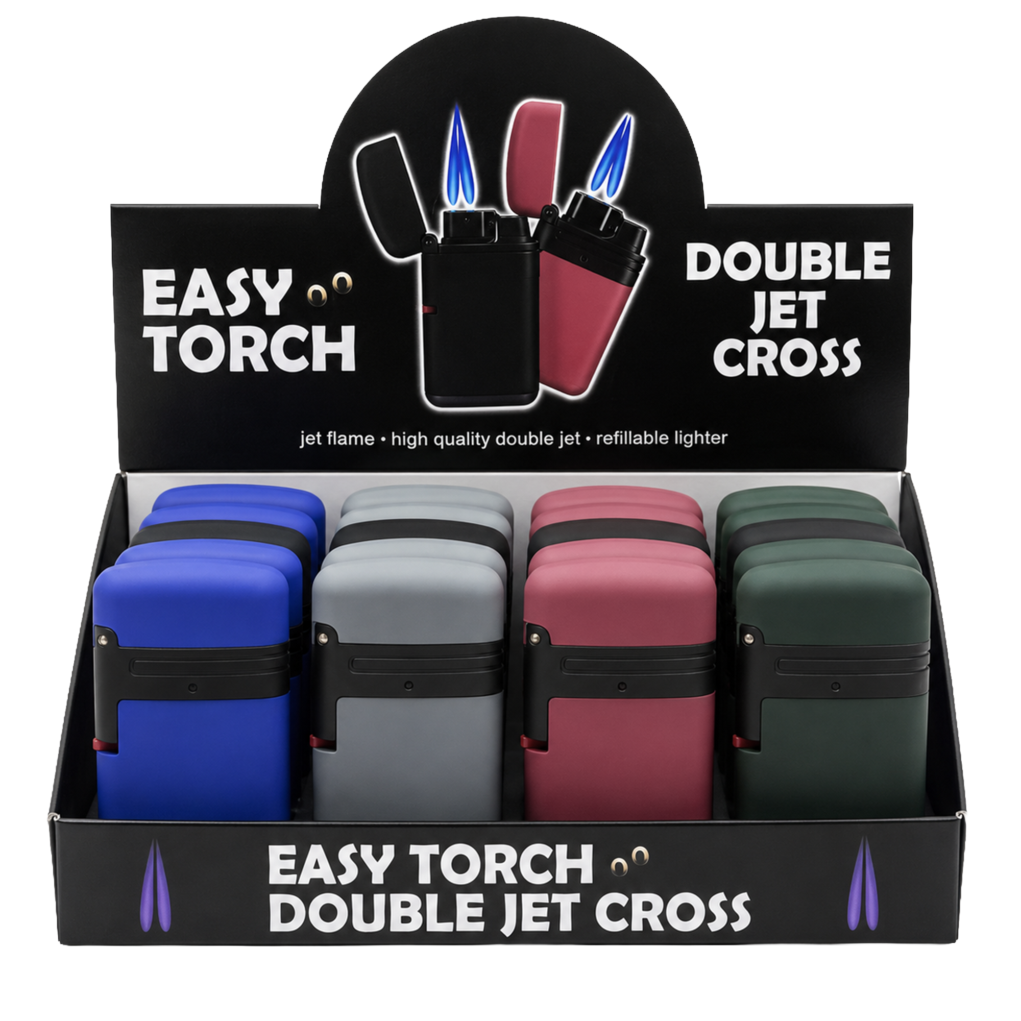 EASY TORCH Rubber Double Jet Cross