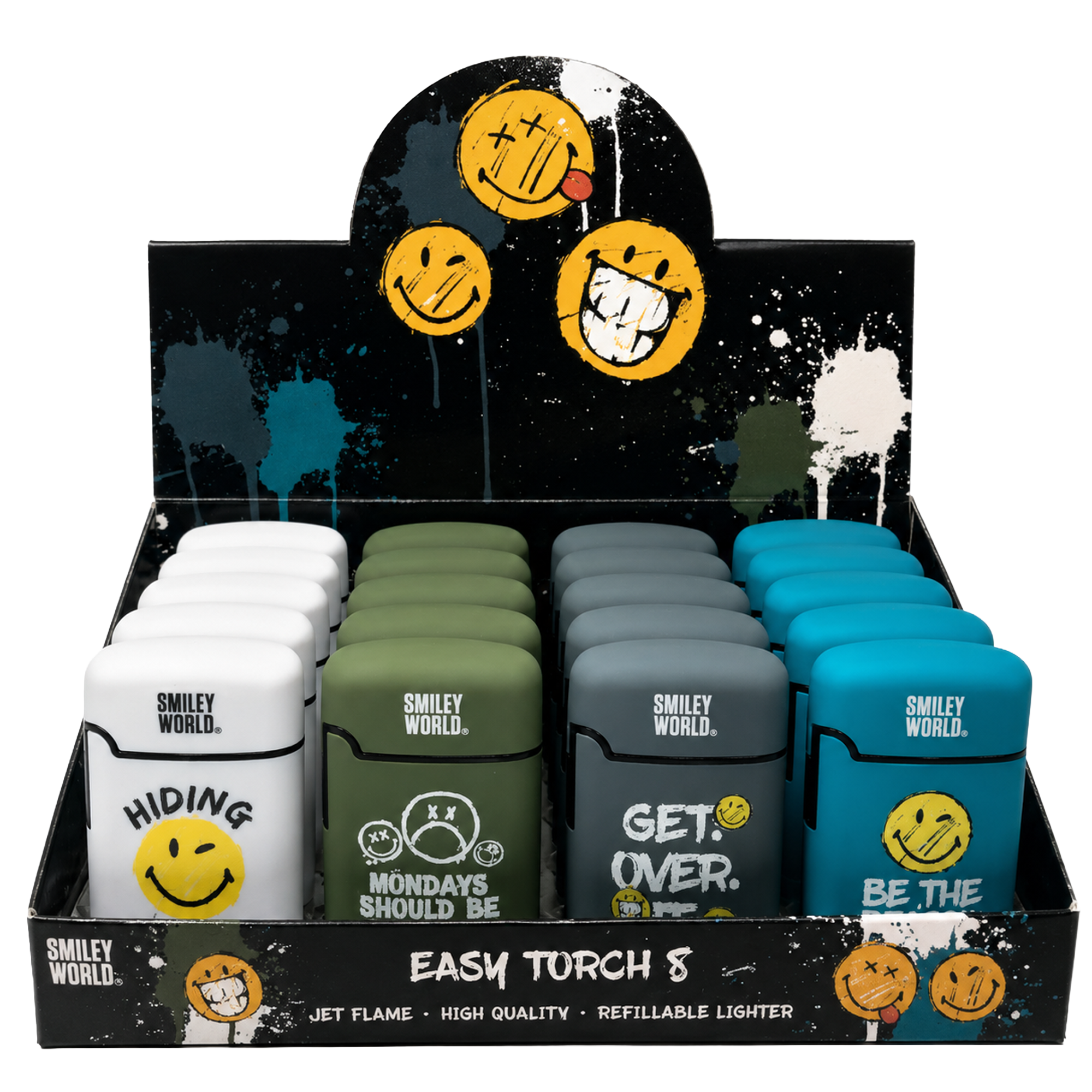 EASY TORCH Smiley World Slogans