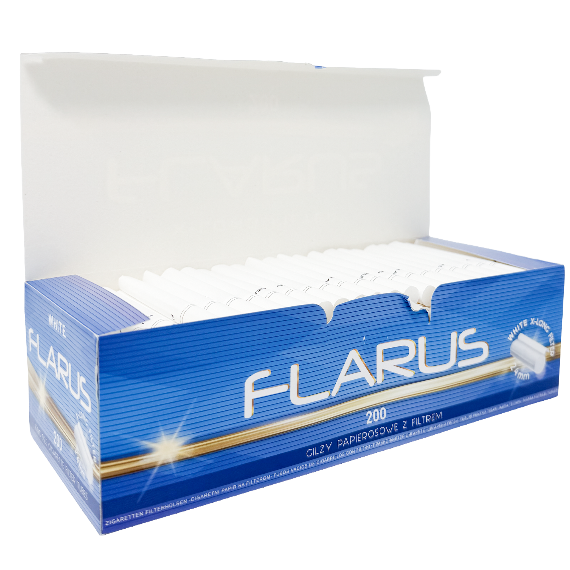 FLARUS X-Long White 200 mit 24mm Filter