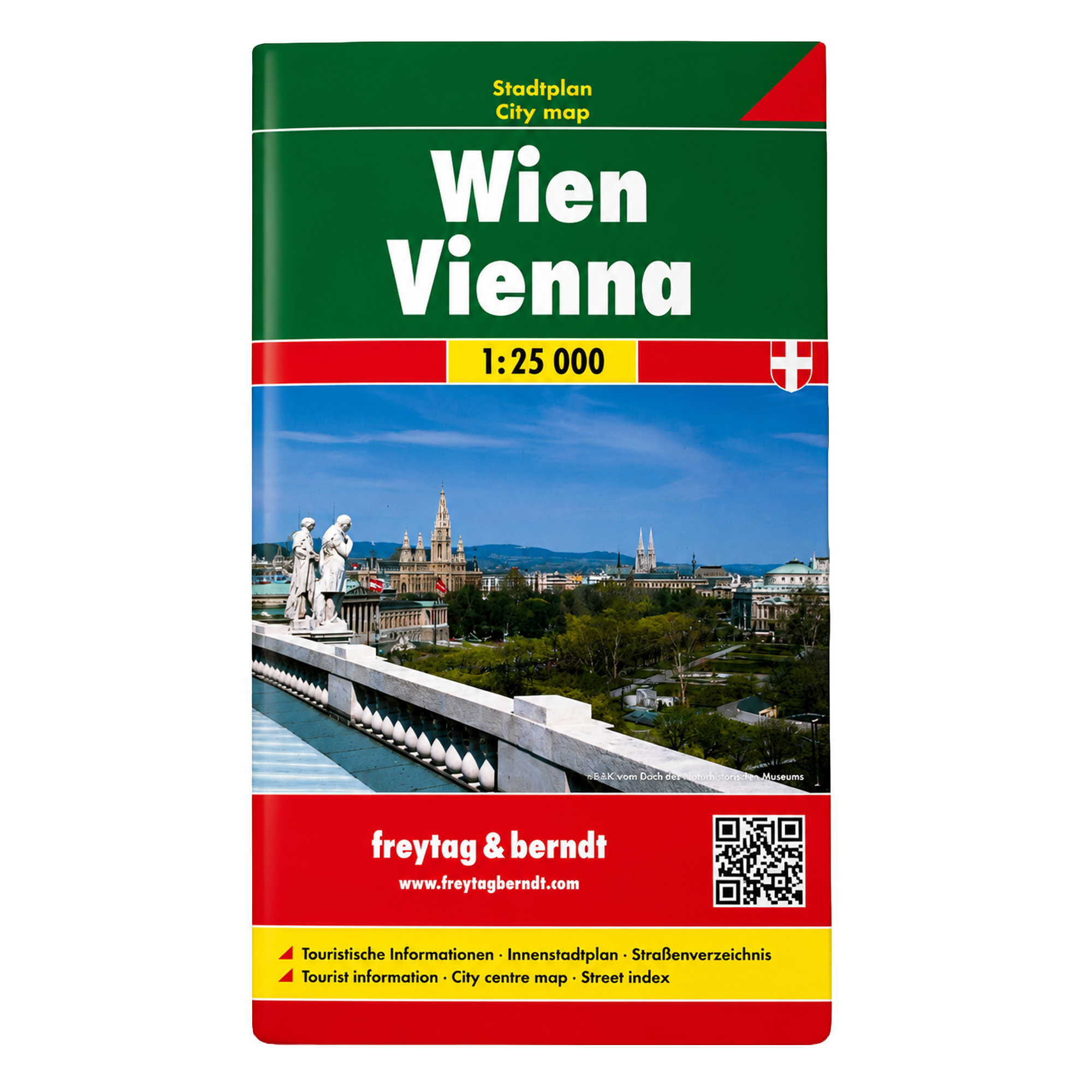 FREYTAG & BERNDT Faltplan Wien Groß 1:25.000