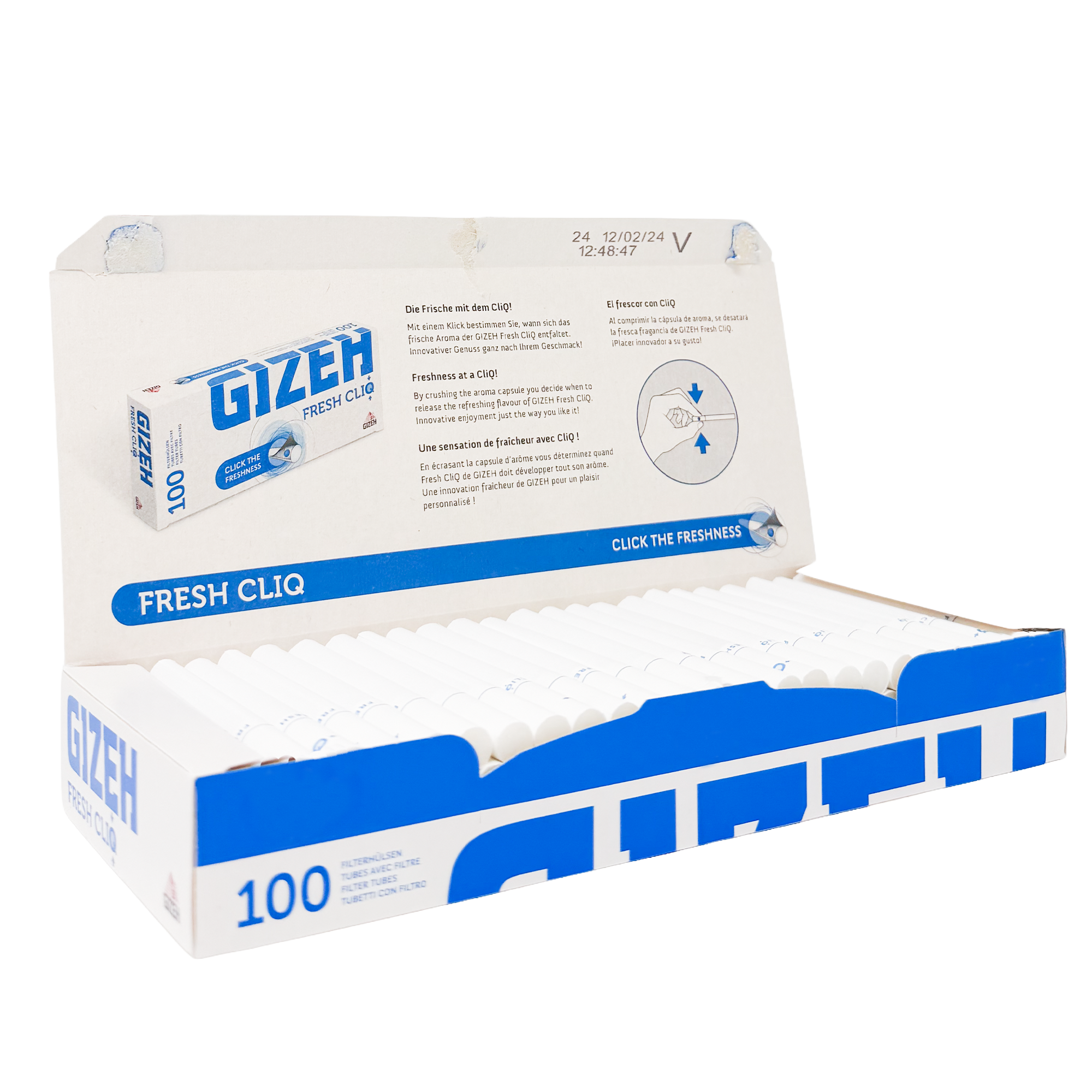 GIZEH Fresh CliQ 100 Klickfilter