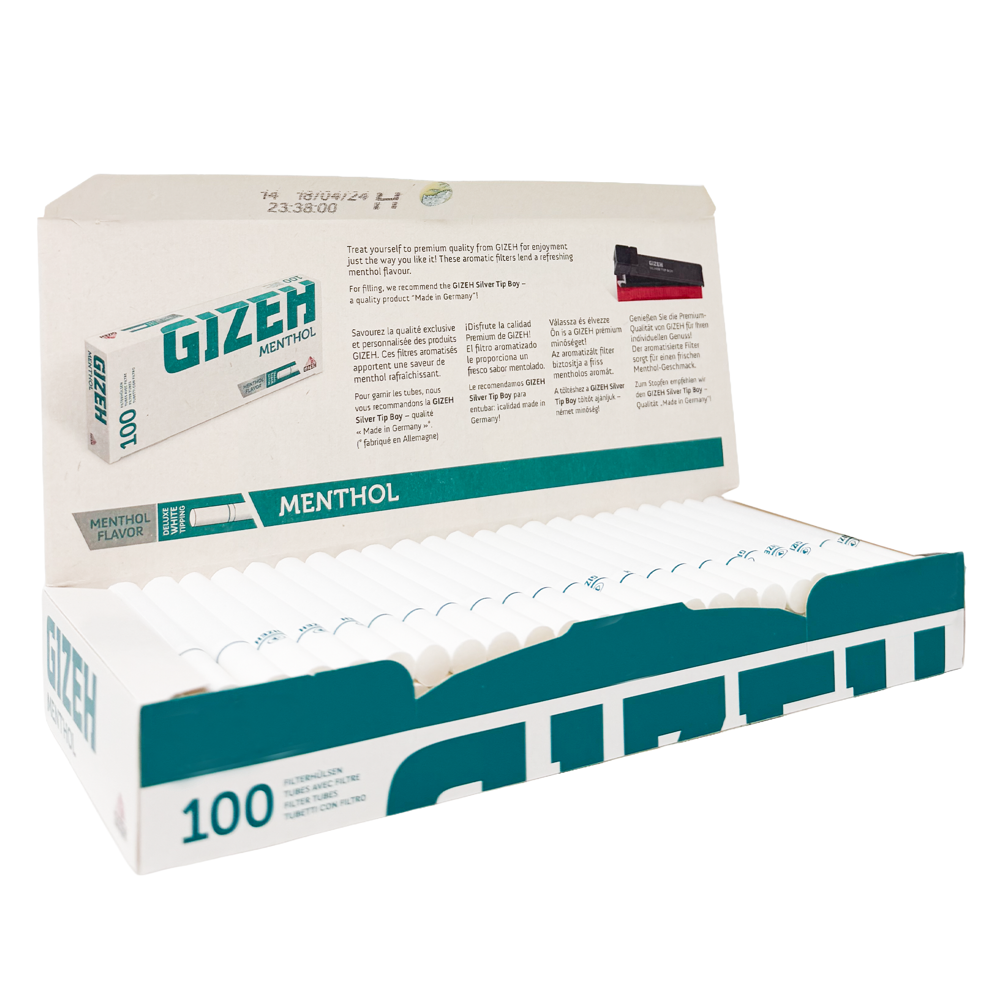 GIZEH Mentho Tip 100 Mentholfilter