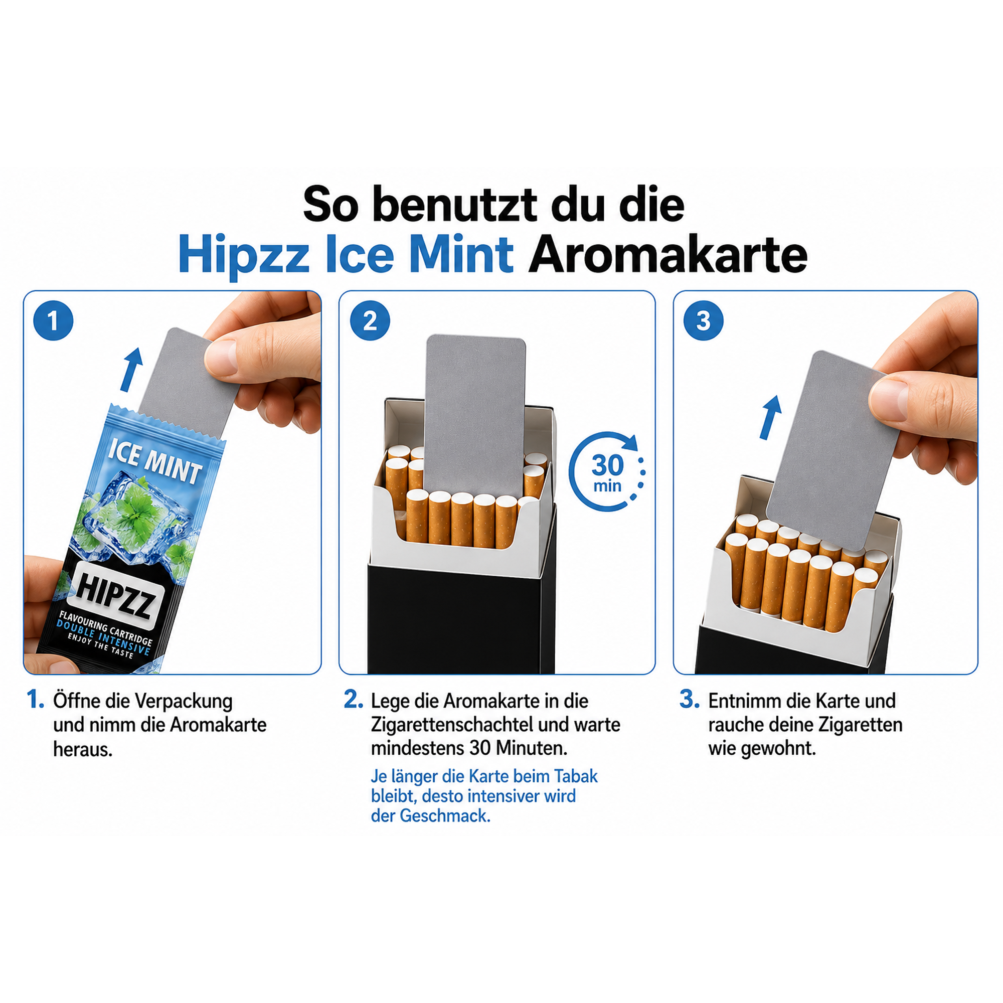 HIPZZ Aromakarte Ice Mint
