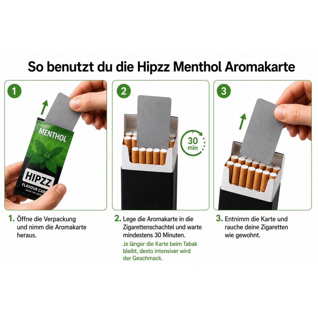HIPZZ Aromakarte Menthol