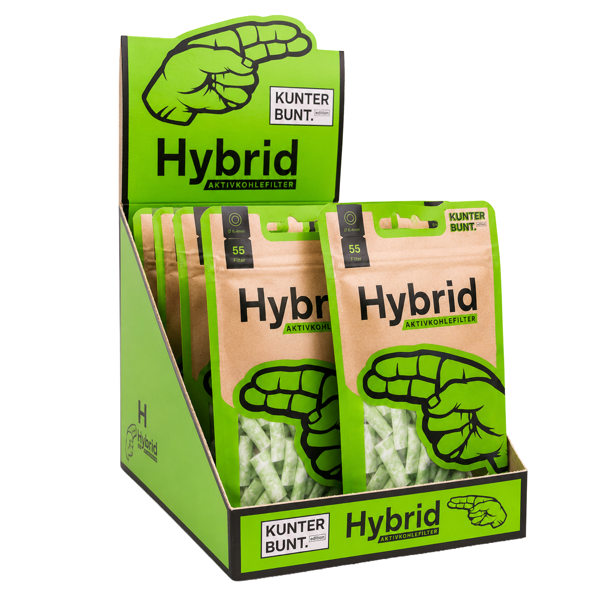 HYBRID Supreme Bunte Filter 6,4mm