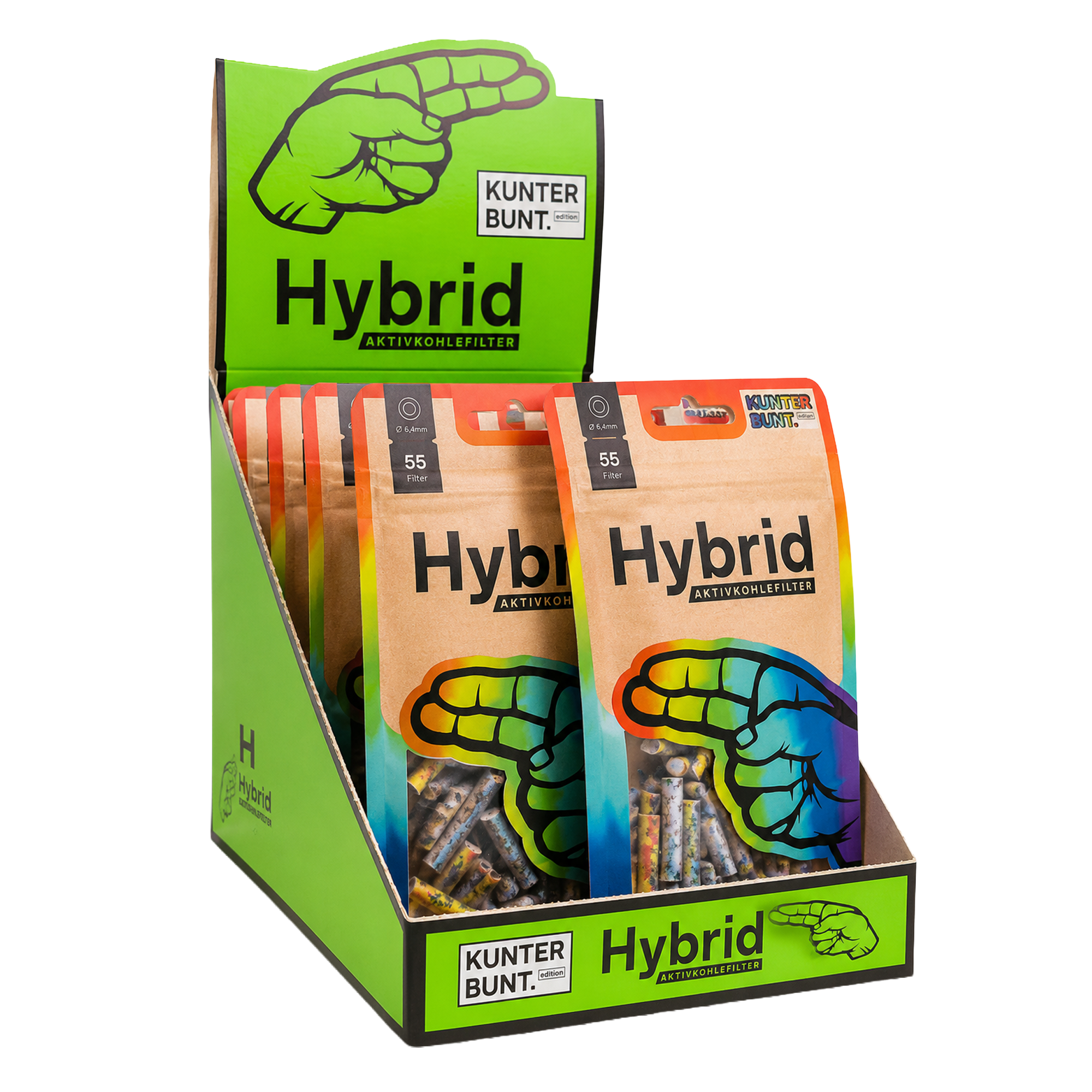 HYBRID Supreme Bunte Filter 6,4mm