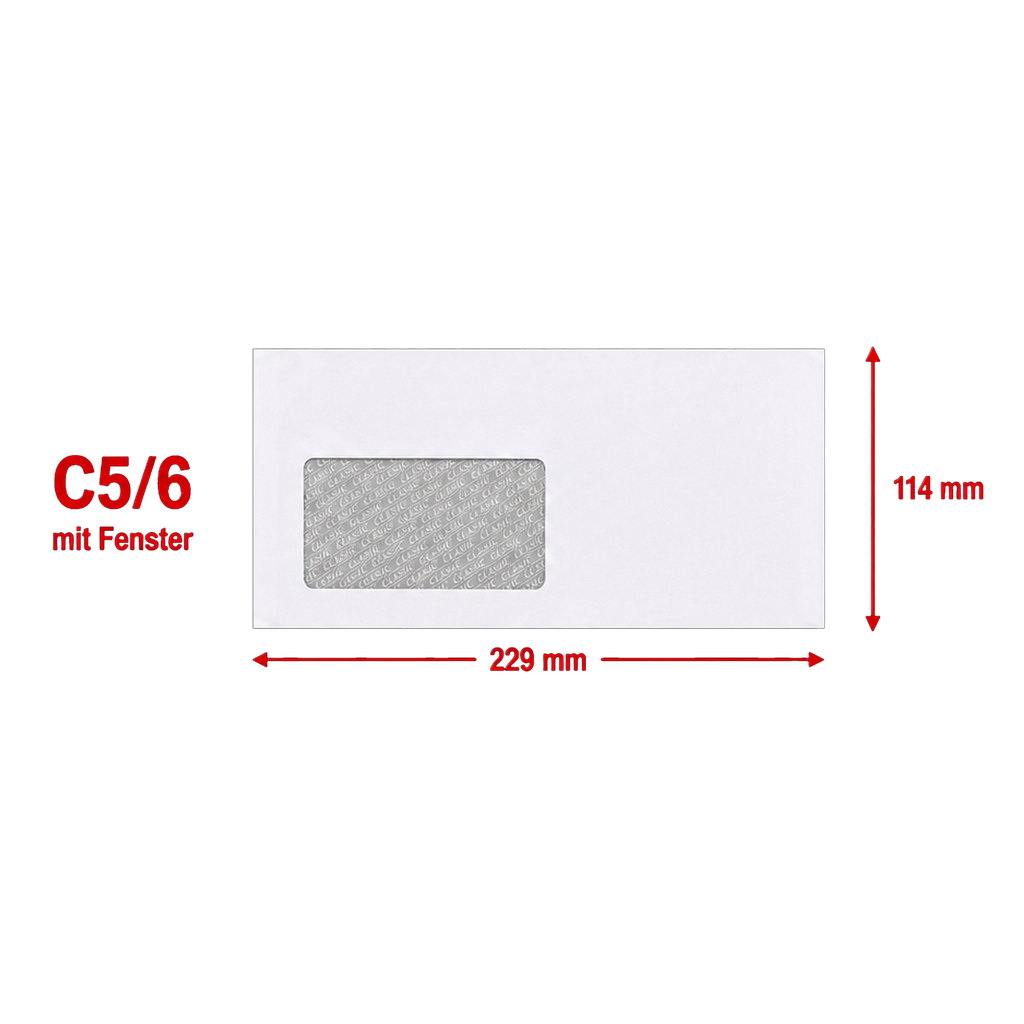 Kuverts C5 & C5/6