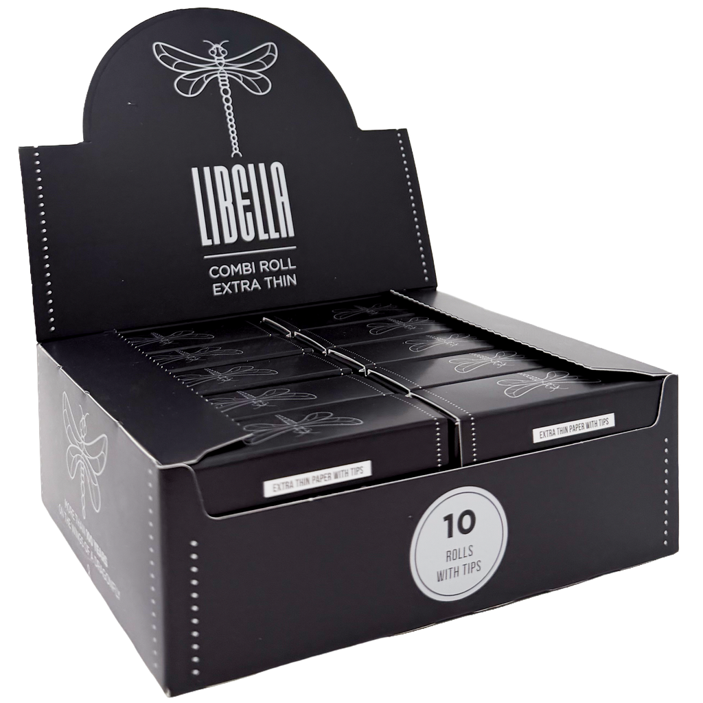 LIBELLA Black Extra Thin Rolls + Tips