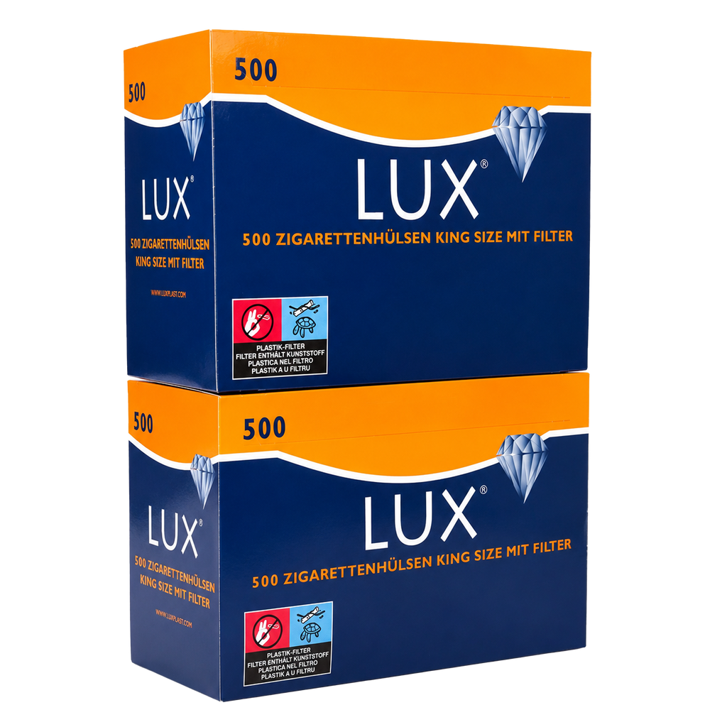 LUX King Size 500 Zigarettenhülsen