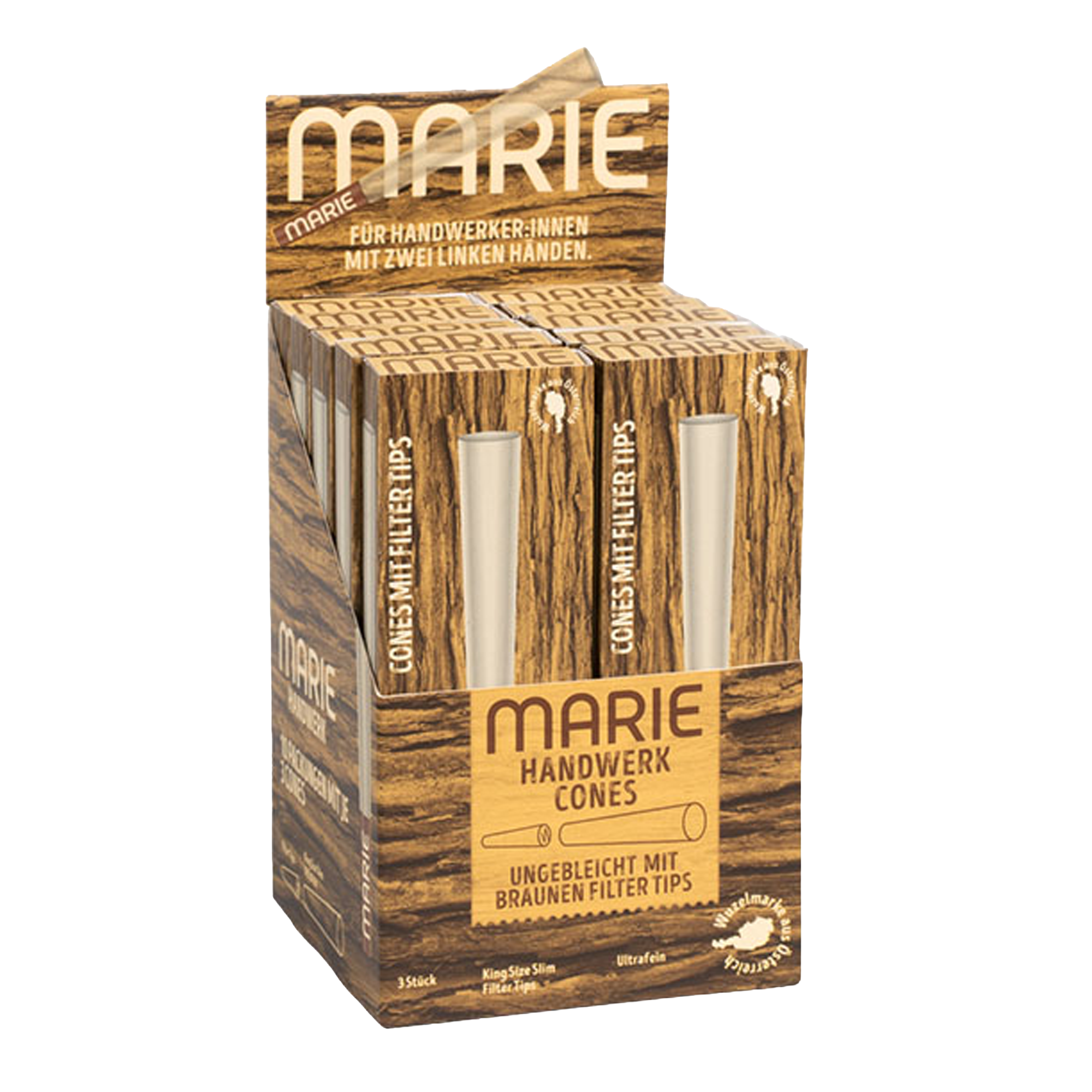 MARIE Cones + Tips Brown