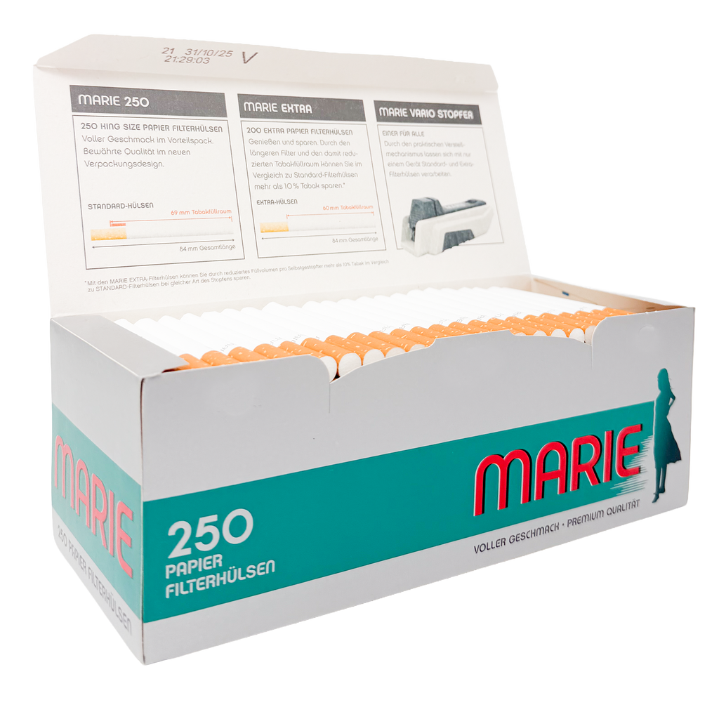 MARIE King Size 250 Zigarettenhülse