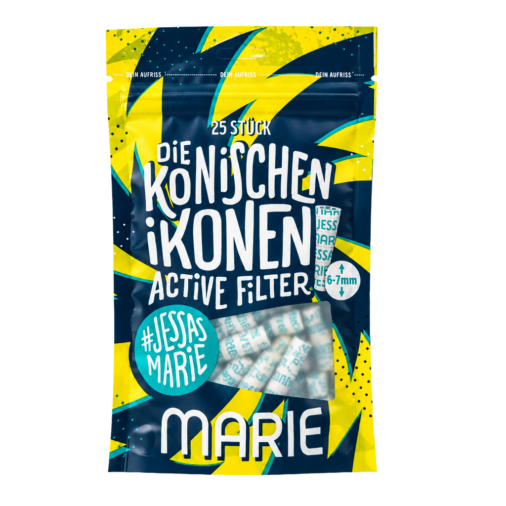 MARIE Konische Active Filter 6-7mm 25er Beutel