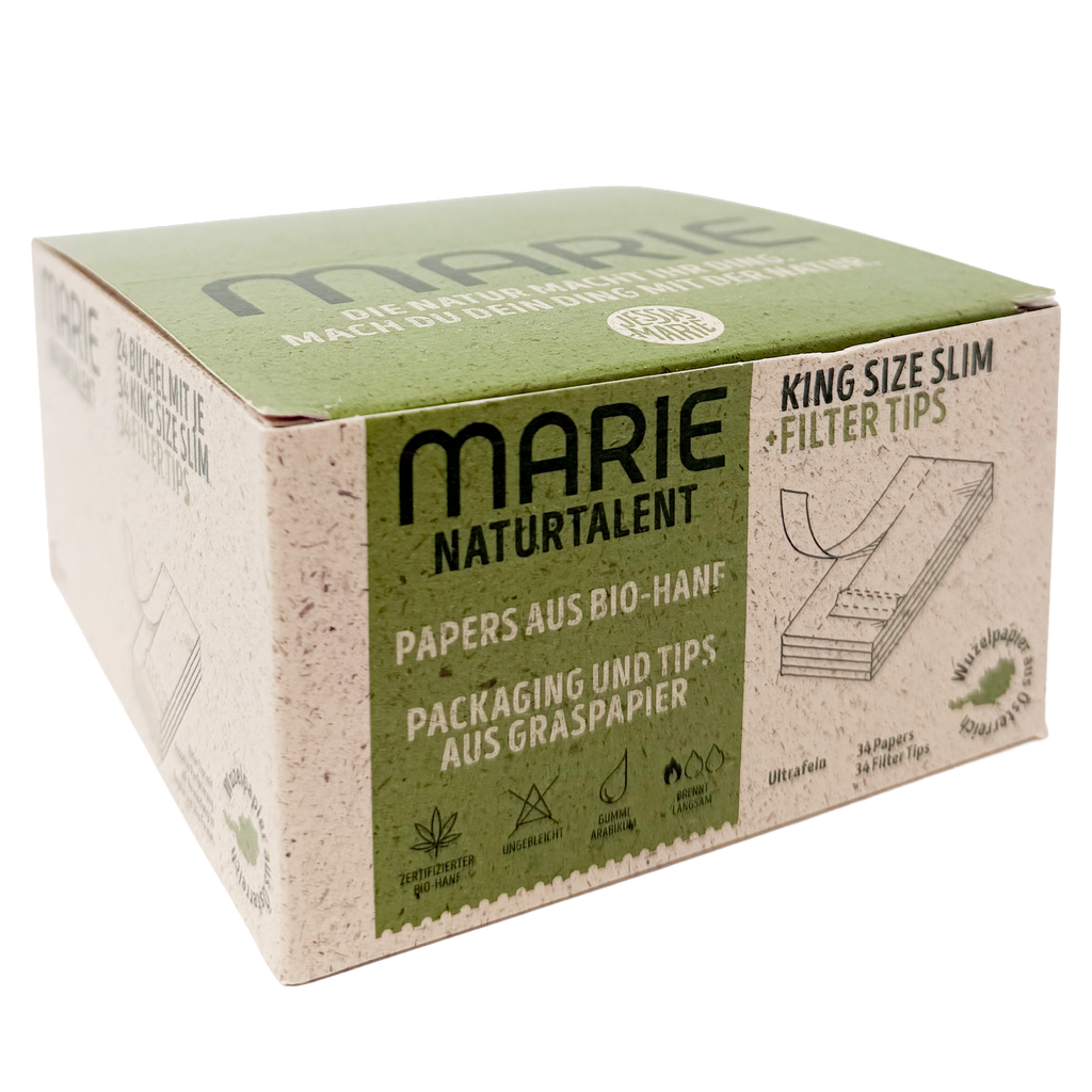 MARIE Naturtalent King Size Slim + Tips