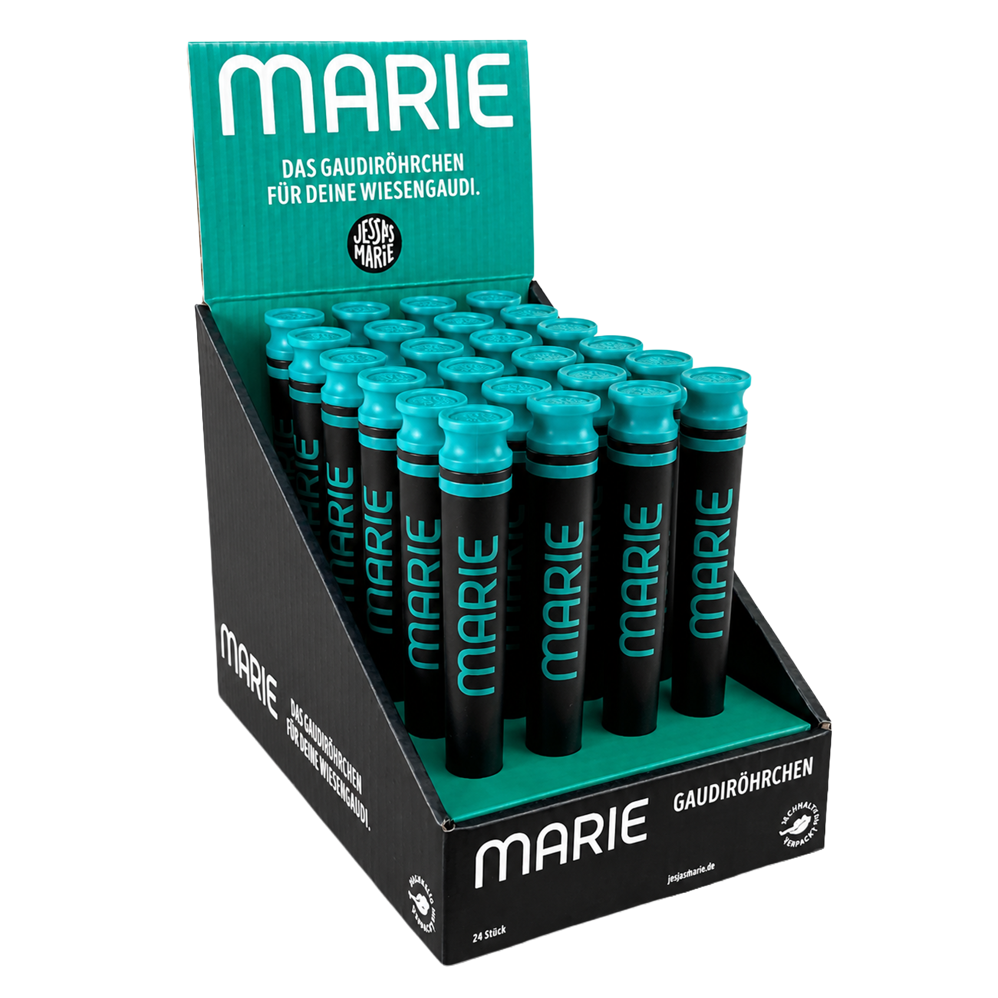 MARIE Plastic Tube Gaudiröhrchen