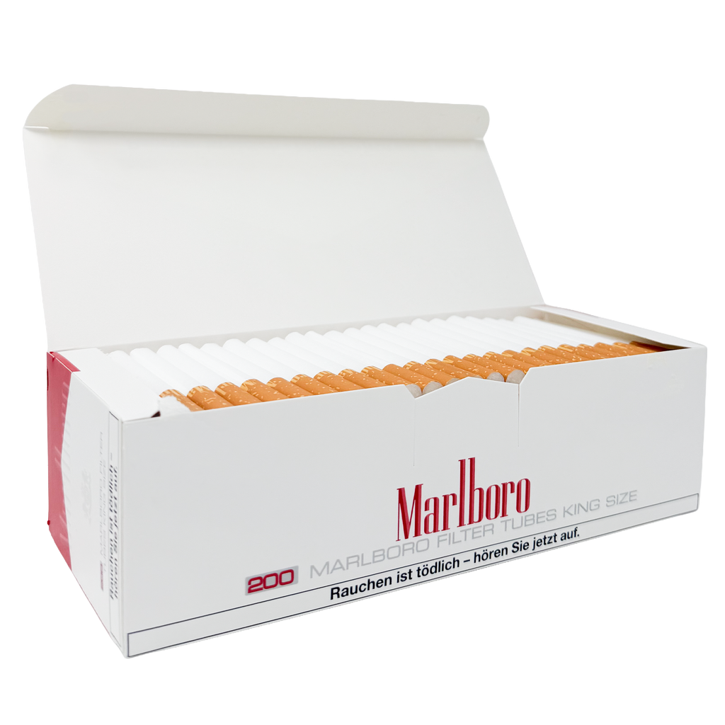 MARLBORO Rot 200 Zigarettenhülsen