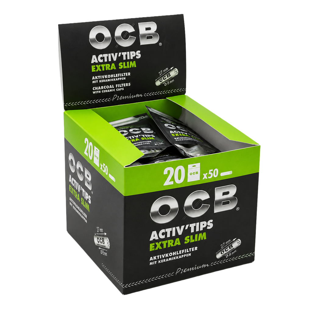 OCB Activ Tips Extra Slim Filter 6mm