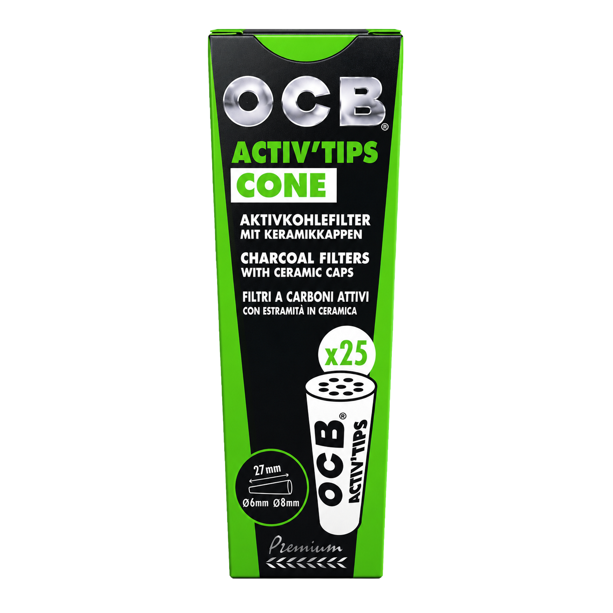 OCB Activ Tips Konisch 6-8mm