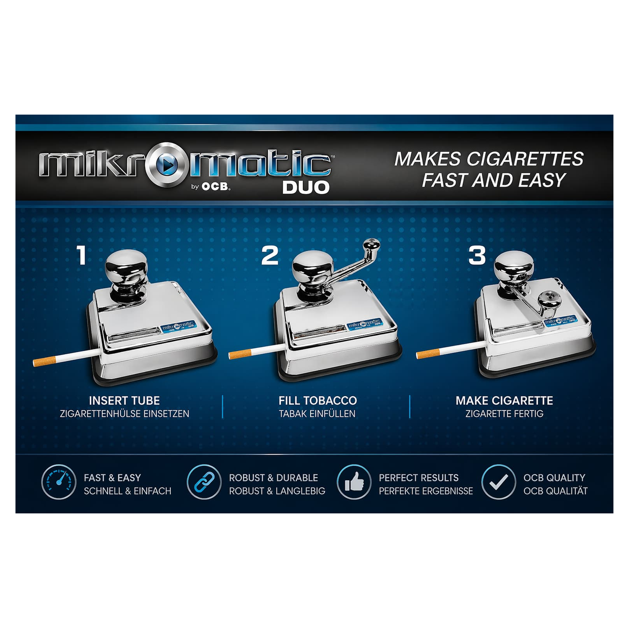 OCB Mikromatic Duo Hebelstopfer