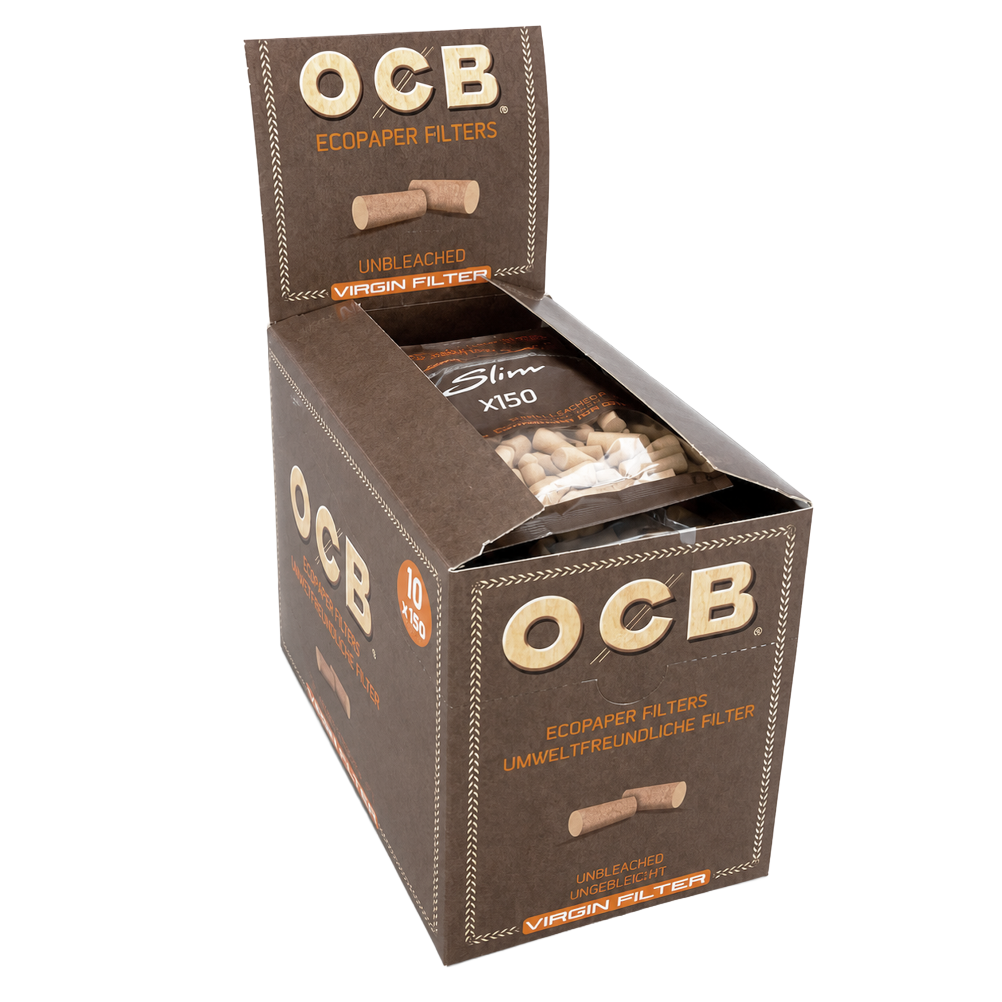 OCB Virgin Unbleached Drehfilter Slim