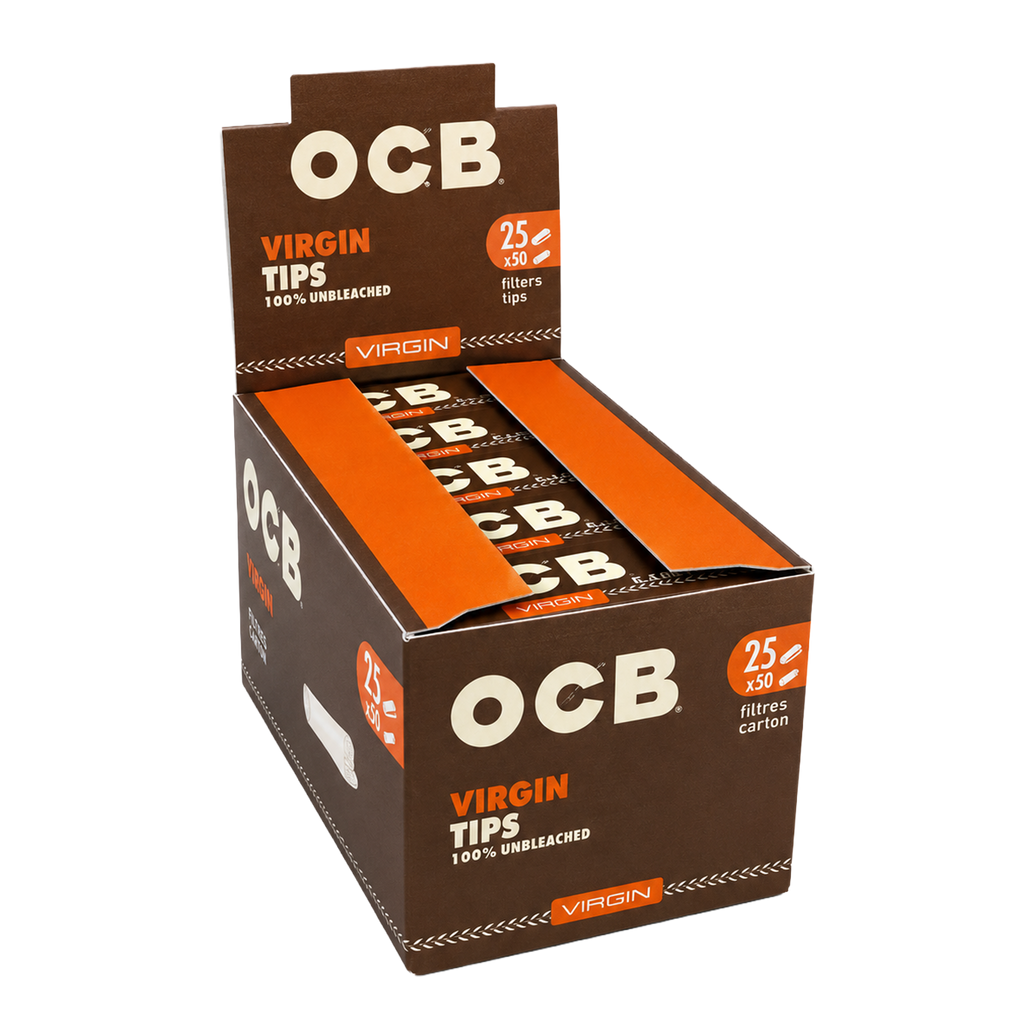 OCB Virgin Unbleached Filtertips (Papier)