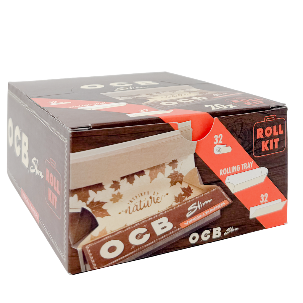 OCB Virgin Unbleached Roll Kit