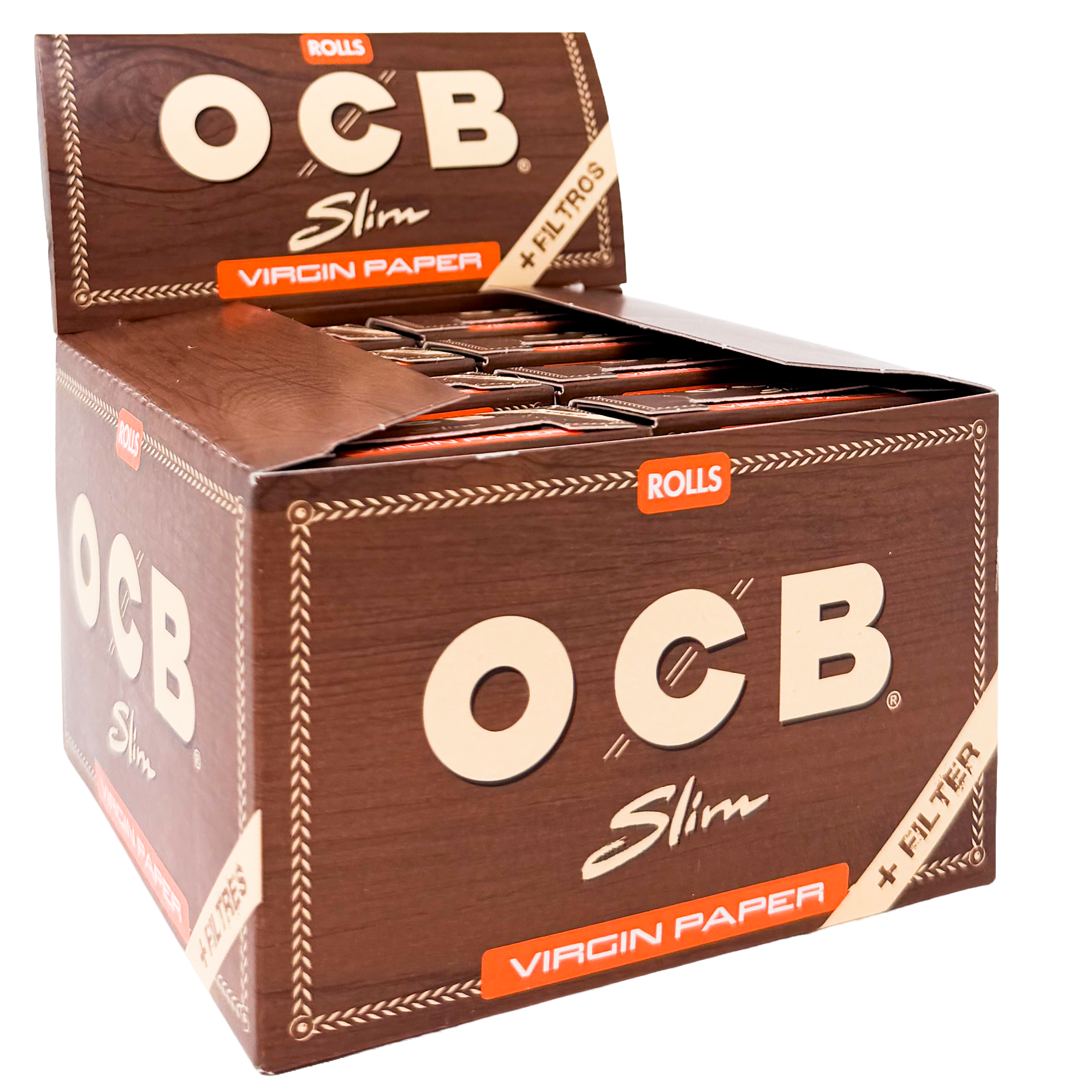 OCB Virgin Unbleached Rolls + Tips