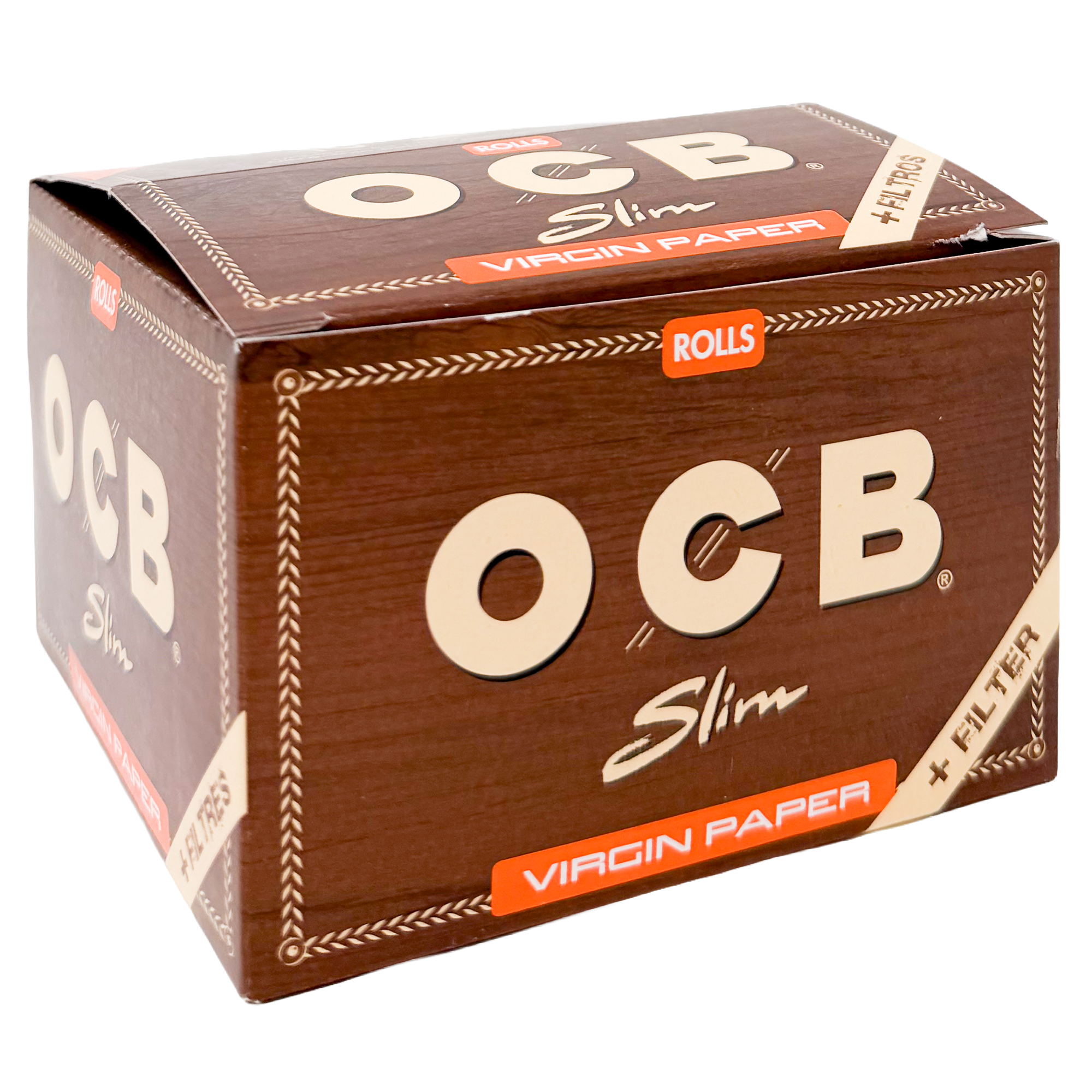 OCB Virgin Unbleached Rolls + Tips